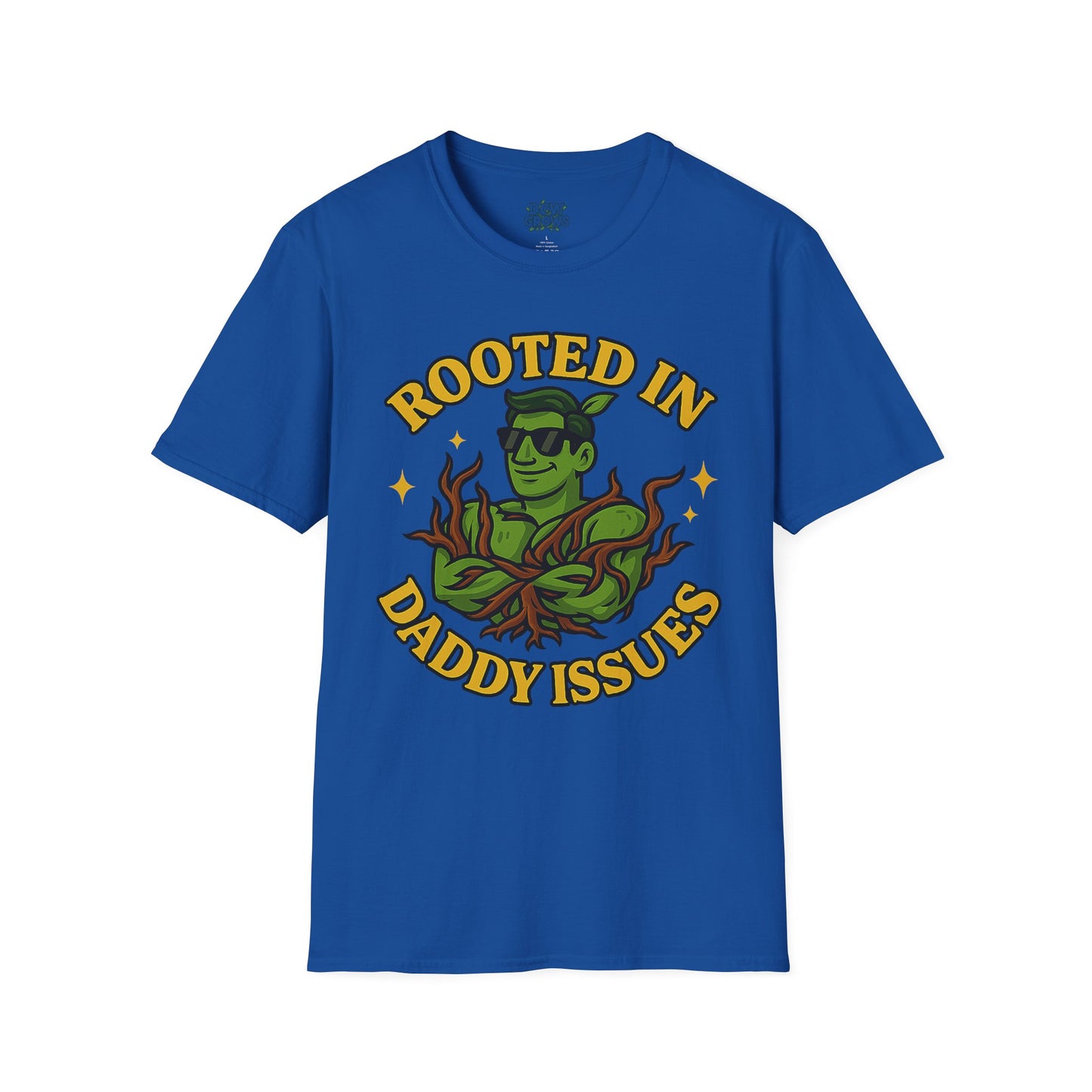 Softstyle Graphic T-Shirt | Rooted In Daddy Issues T-Shirt | Men's T-Shirt Plant Lover