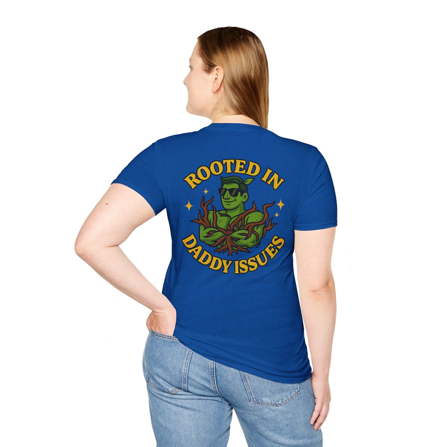 Rooted in Daddy Issues T-Shirt | Plant Monster Graphic Tee | Men's T-Shirt Plant Lover Funny 2 Sided