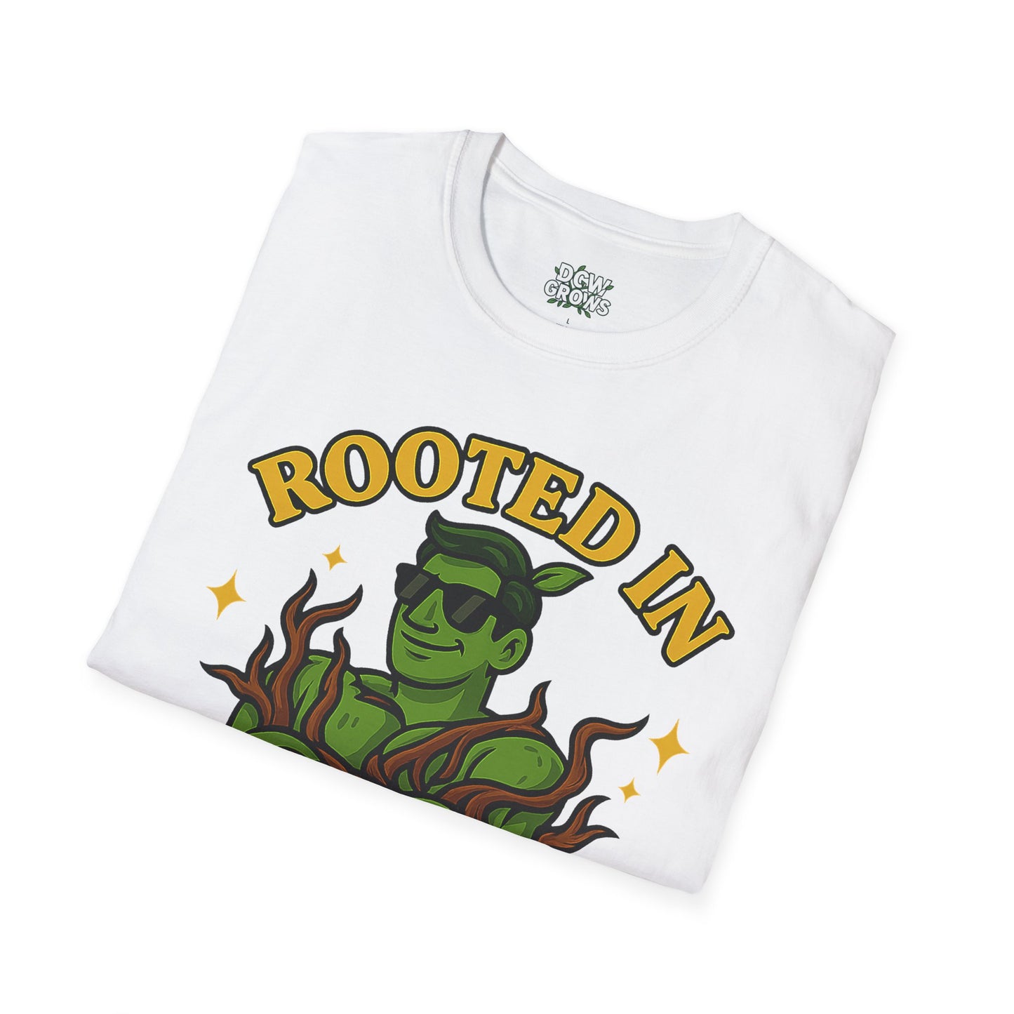 Softstyle Graphic T-Shirt | Rooted In Daddy Issues T-Shirt | Men's T-Shirt Plant Lover