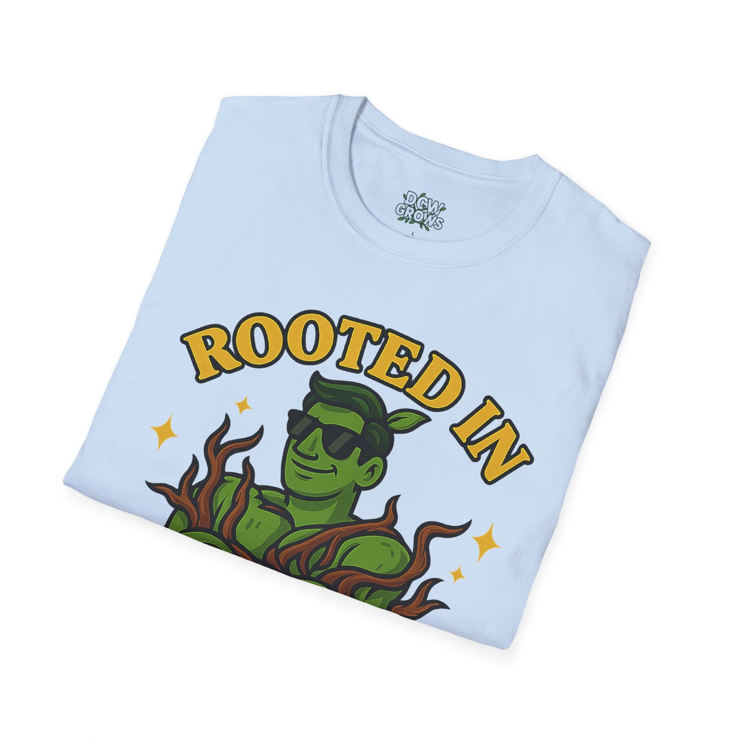 Softstyle Graphic T-Shirt | Rooted In Daddy Issues T-Shirt | Men's T-Shirt Plant Lover