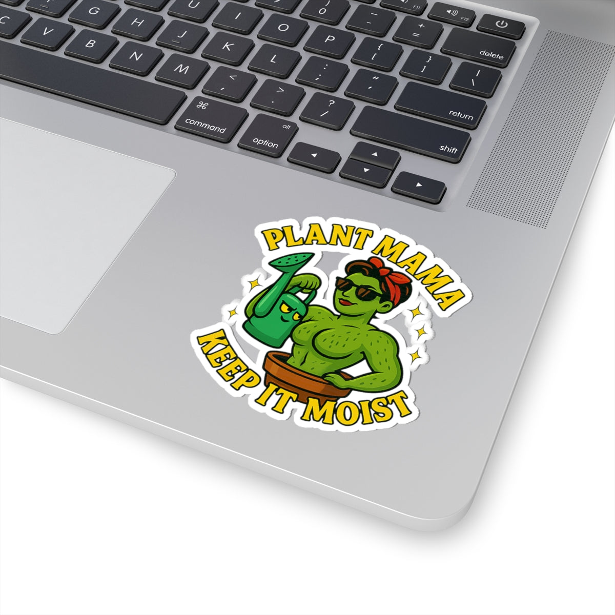 Plant Mama Keep It Moist Sticker | Kiss-Cut Vinyl Plant Lover Decal | Funny Sticker for Plant Lovers