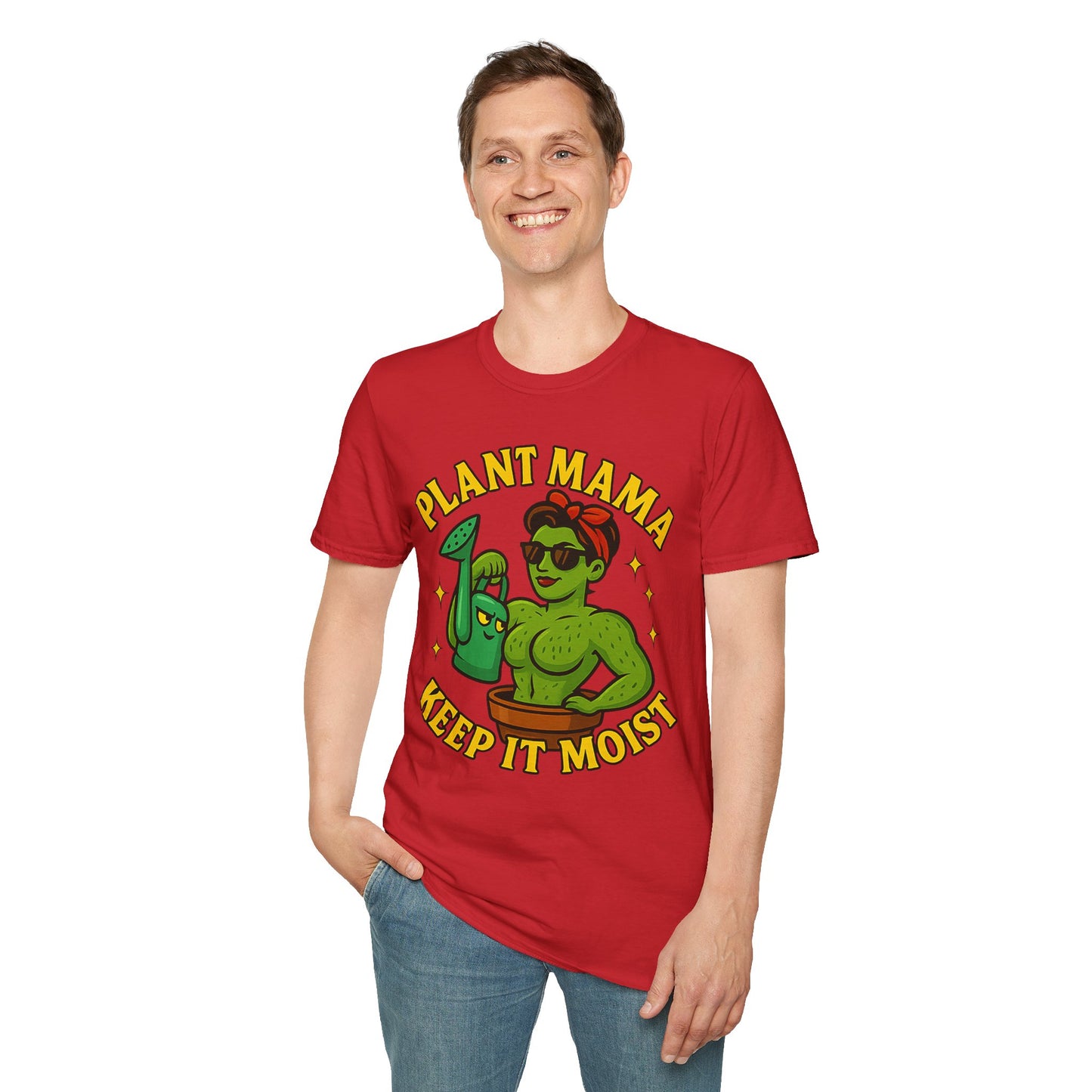 Plant Mama Keep It Moist T-Shirt | Plant Lover Graphic Tee | Women's Plant Lover T-Shirt