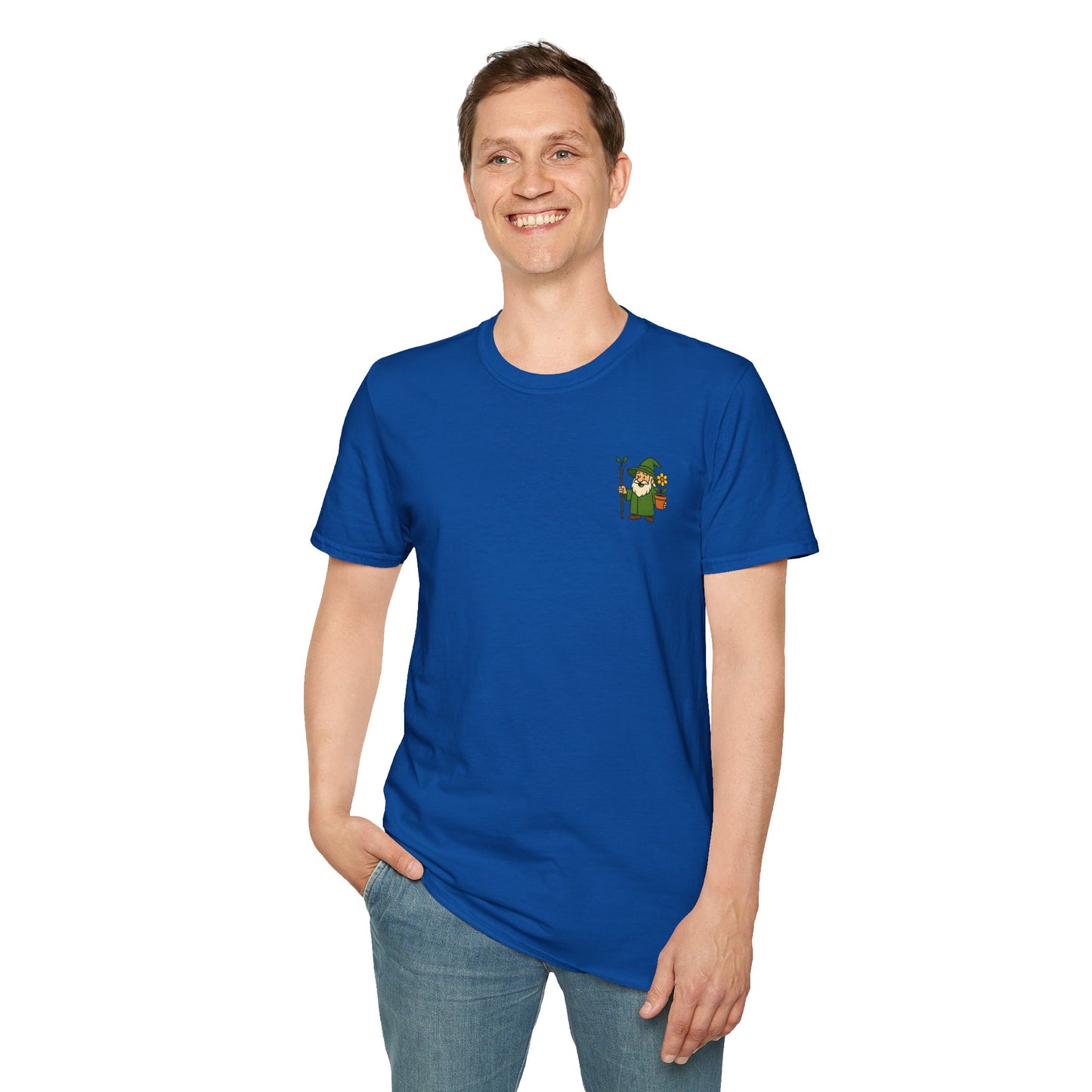 Grow Big or Go Home T-Shirt | Muscular Hulk Plant Fitness Graphic | 2 Sided Men's T-Shirt Plant Lover