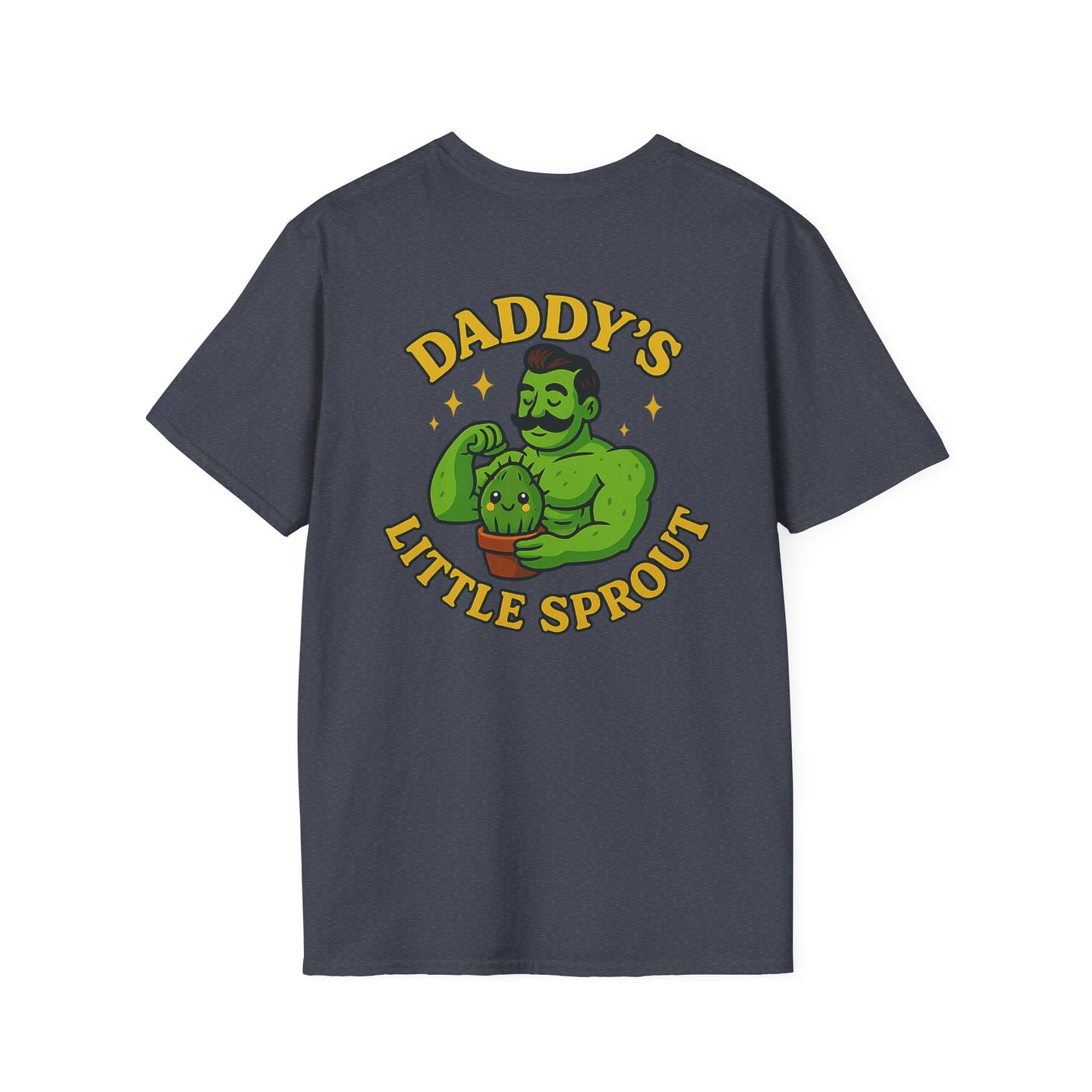 Daddy's Little Sprout T-Shirt | Plant Dad Graphic Tee | 2 Sided Men's T-Shirt Plant Lover