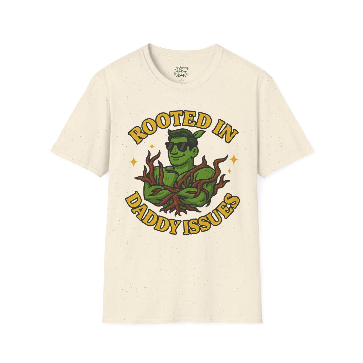 Softstyle Graphic T-Shirt | Rooted In Daddy Issues T-Shirt | Men's T-Shirt Plant Lover