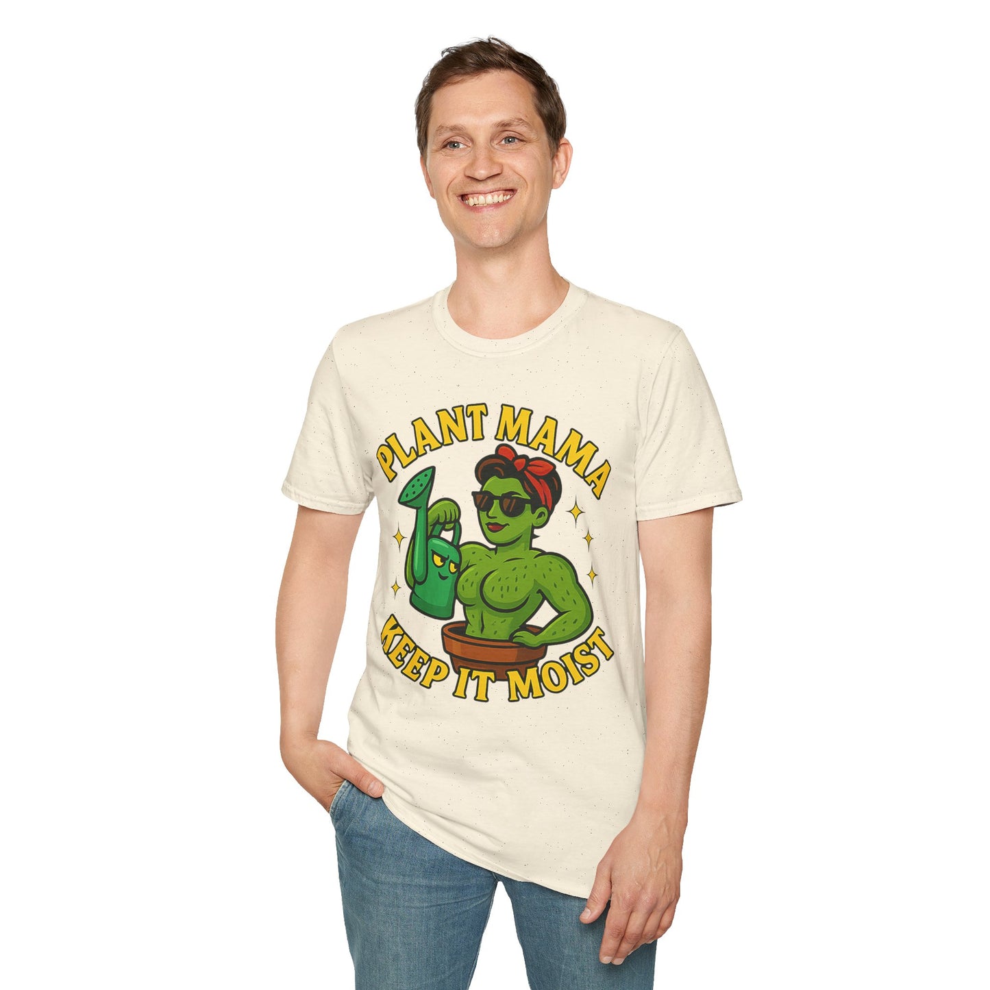 Plant Mama Keep It Moist T-Shirt | Plant Lover Graphic Tee | Women's Plant Lover T-Shirt