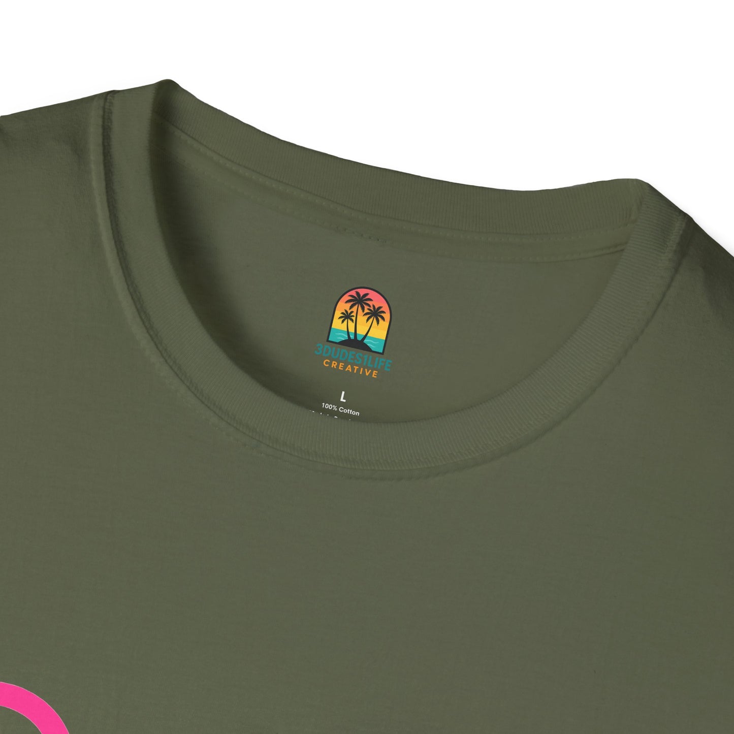 Pink Flamingos Holding Cups T-Shirt | Tropical Party Graphic | Red Cup Throuple Life