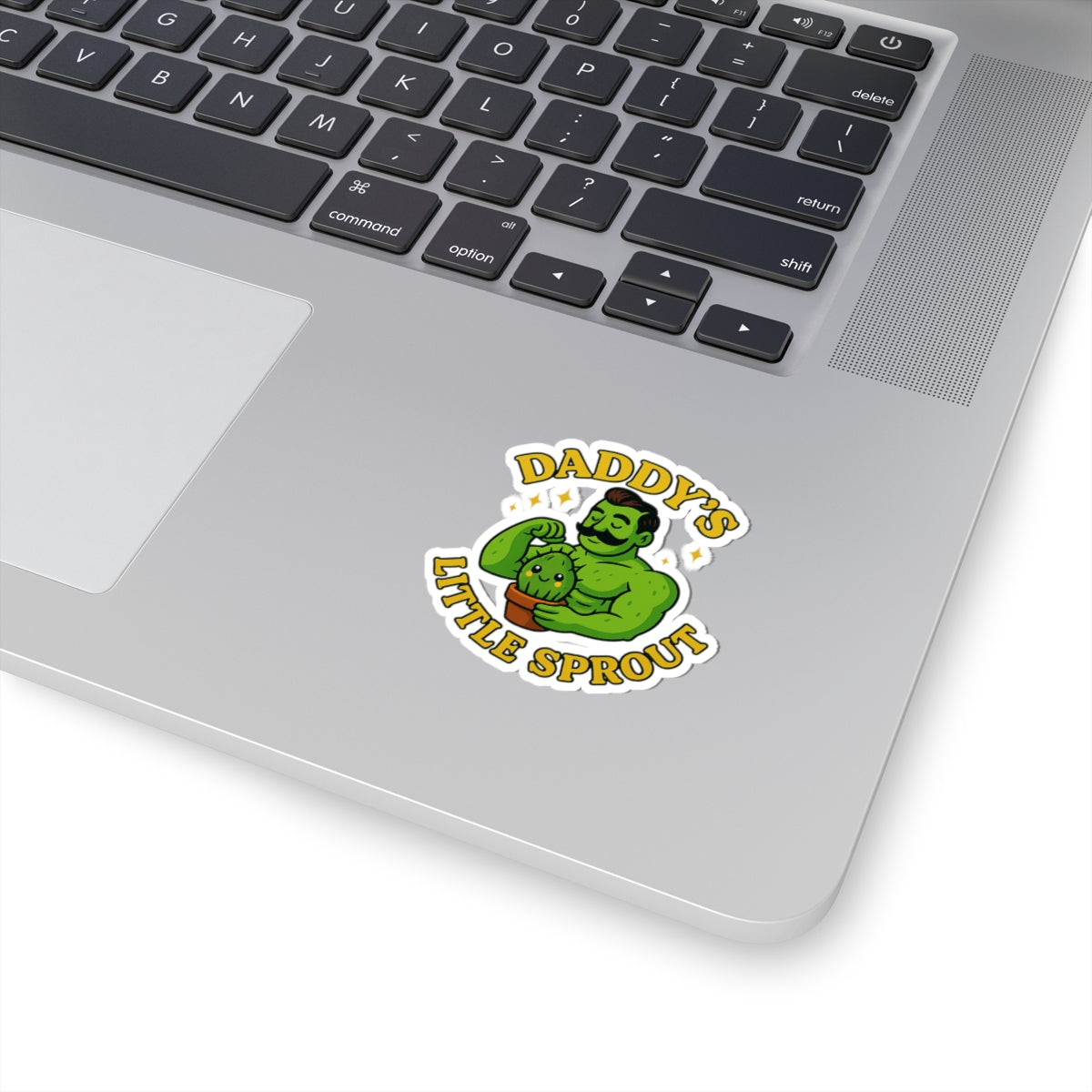 Daddy's Little Sprout Sticker | Kiss-Cut Plant Dad Vinyl | Funny Sticker for Plant Lovers