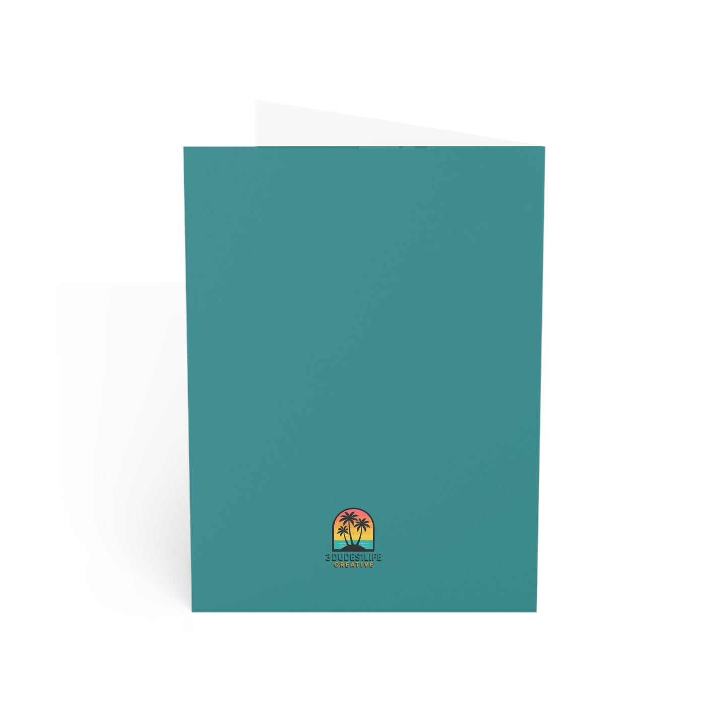 Holiday Magic Comes in Threes Greeting Cards | Penguins Holiday Card Blank Inside | Throuple Card