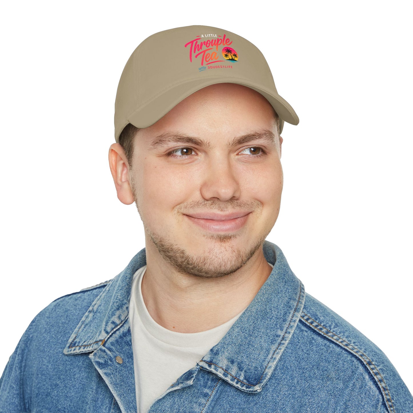 A Little Throuple Tea Low Profile Cap | Official 3Dudes1Life Podcast Merch