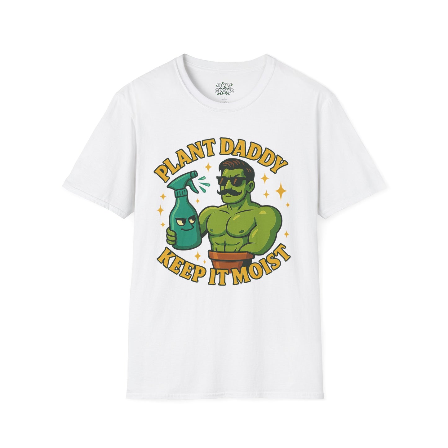 Plant Daddy Keep It Moist T-Shirt | Plant Lover Graphic Tee | Men's T-Shirt Plant Lover