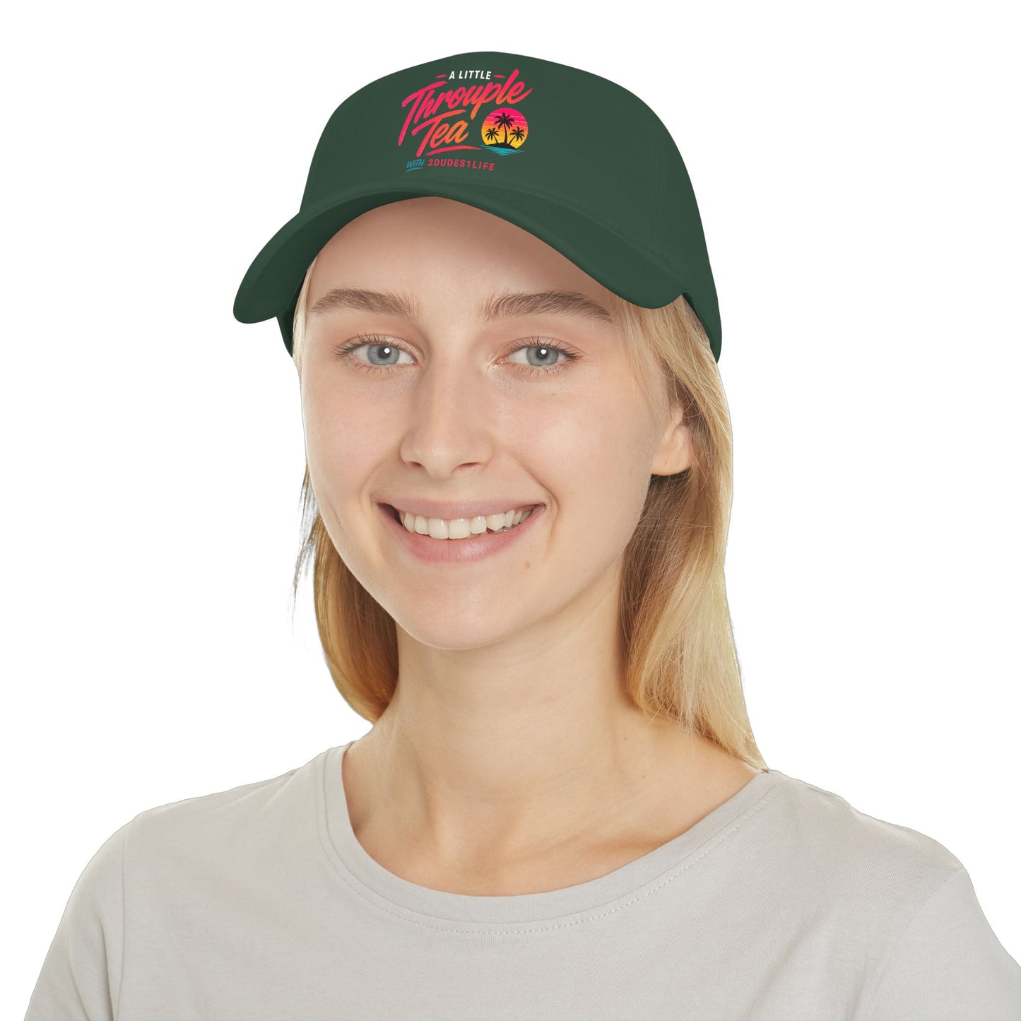 A Little Throuple Tea Low Profile Cap | Official 3Dudes1Life Podcast Merch