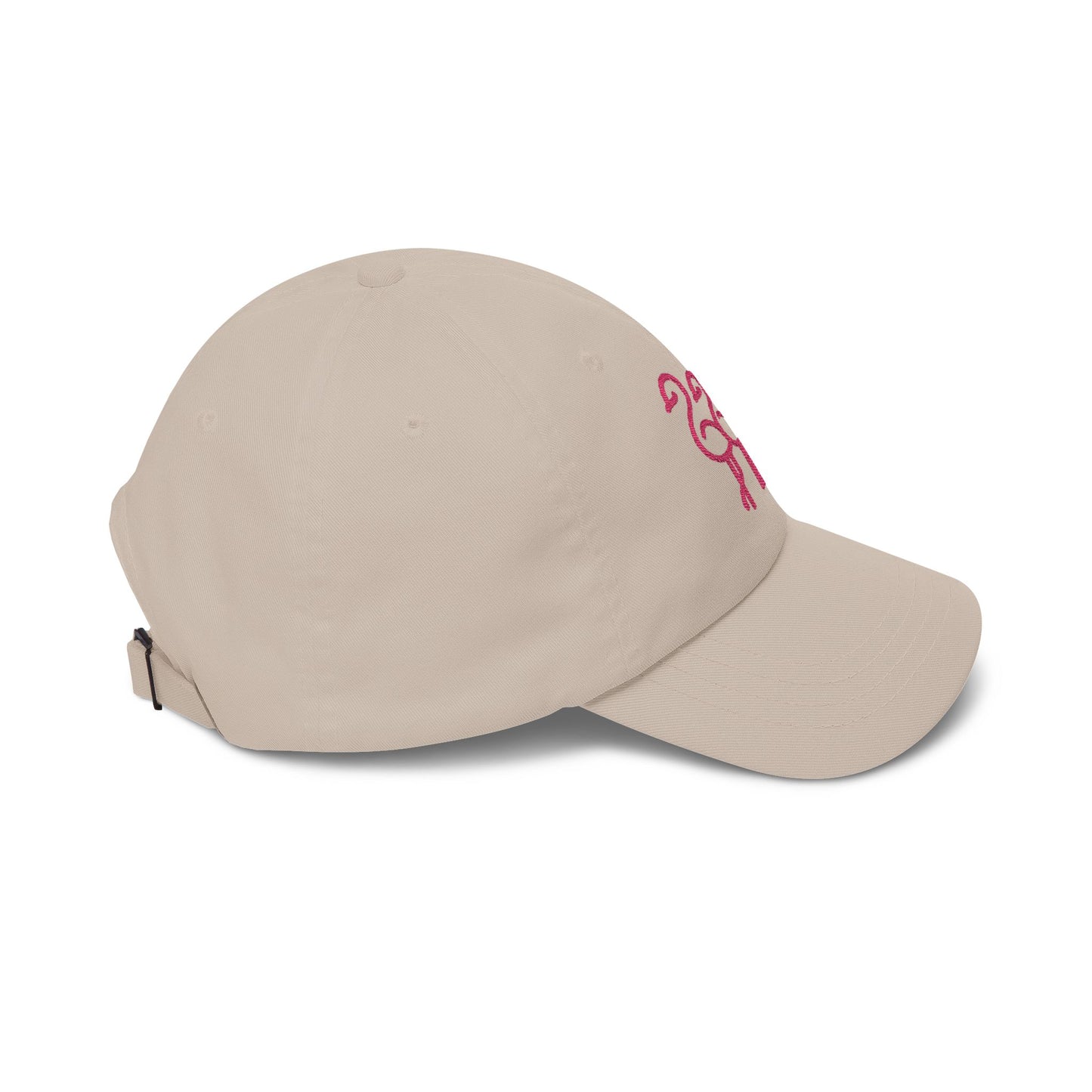 Three Pink Flamingos Dad Cap | Embroidered Flamingo Baseball Hat |Throuple Life