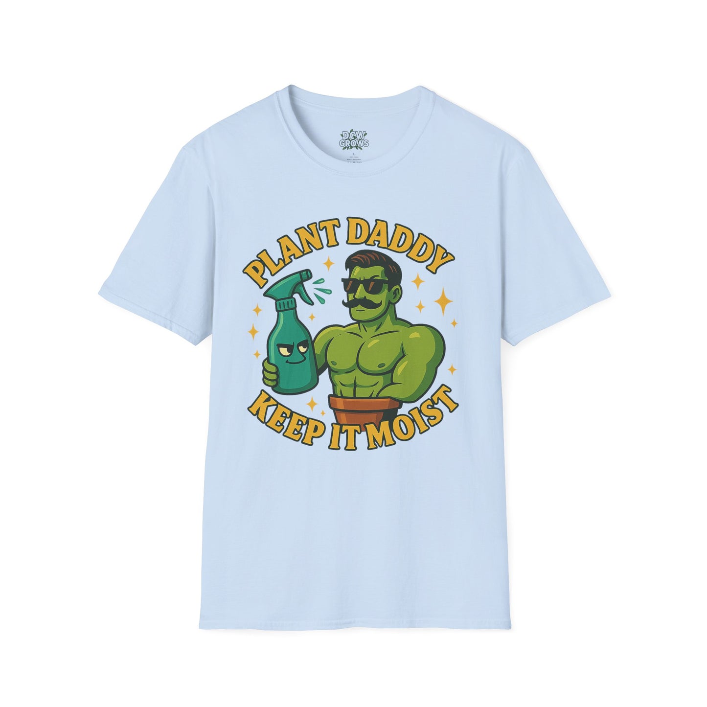 Plant Daddy Keep It Moist T-Shirt | Plant Lover Graphic Tee | Men's T-Shirt Plant Lover