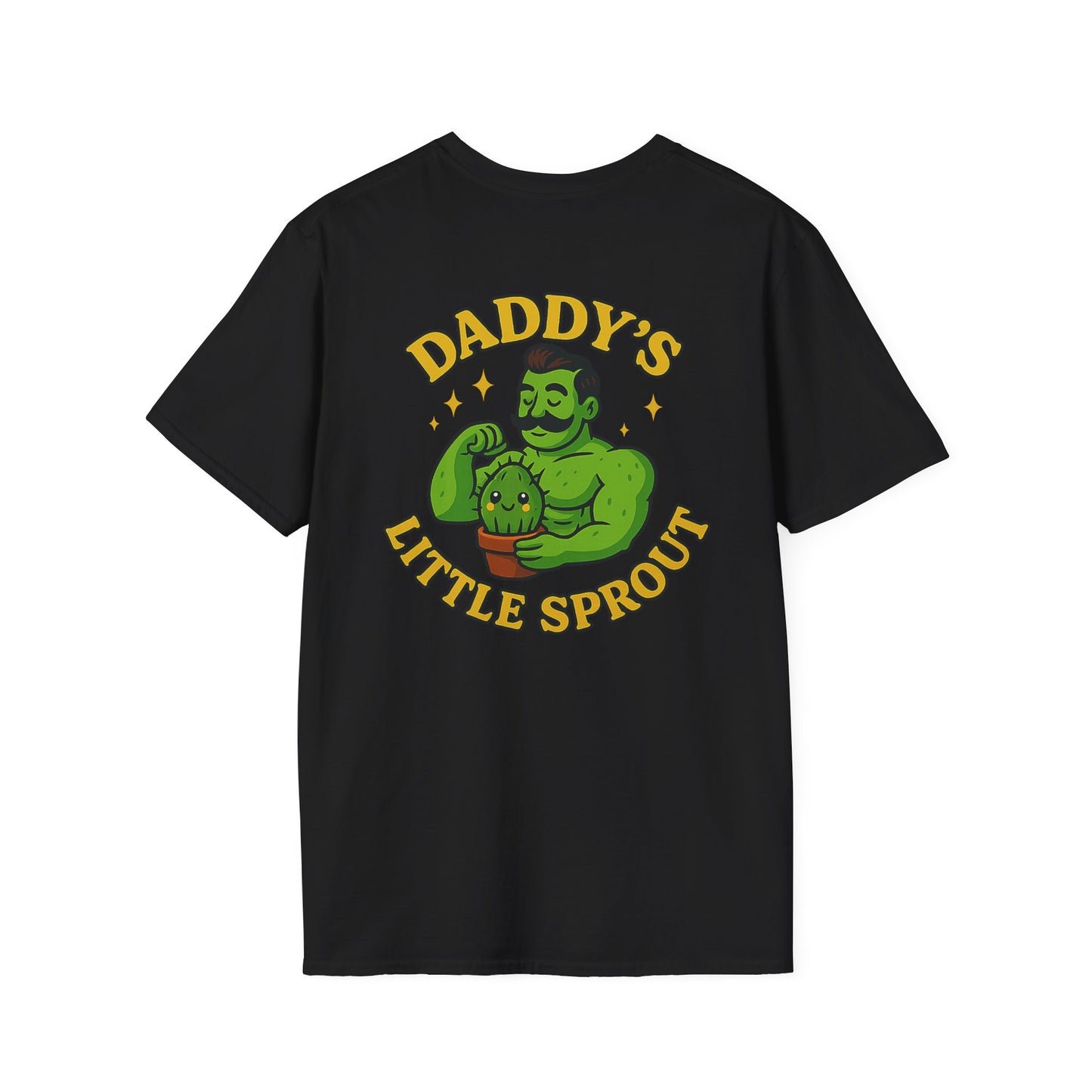 Daddy's Little Sprout T-Shirt | Plant Dad Graphic Tee | 2 Sided Men's T-Shirt Plant Lover