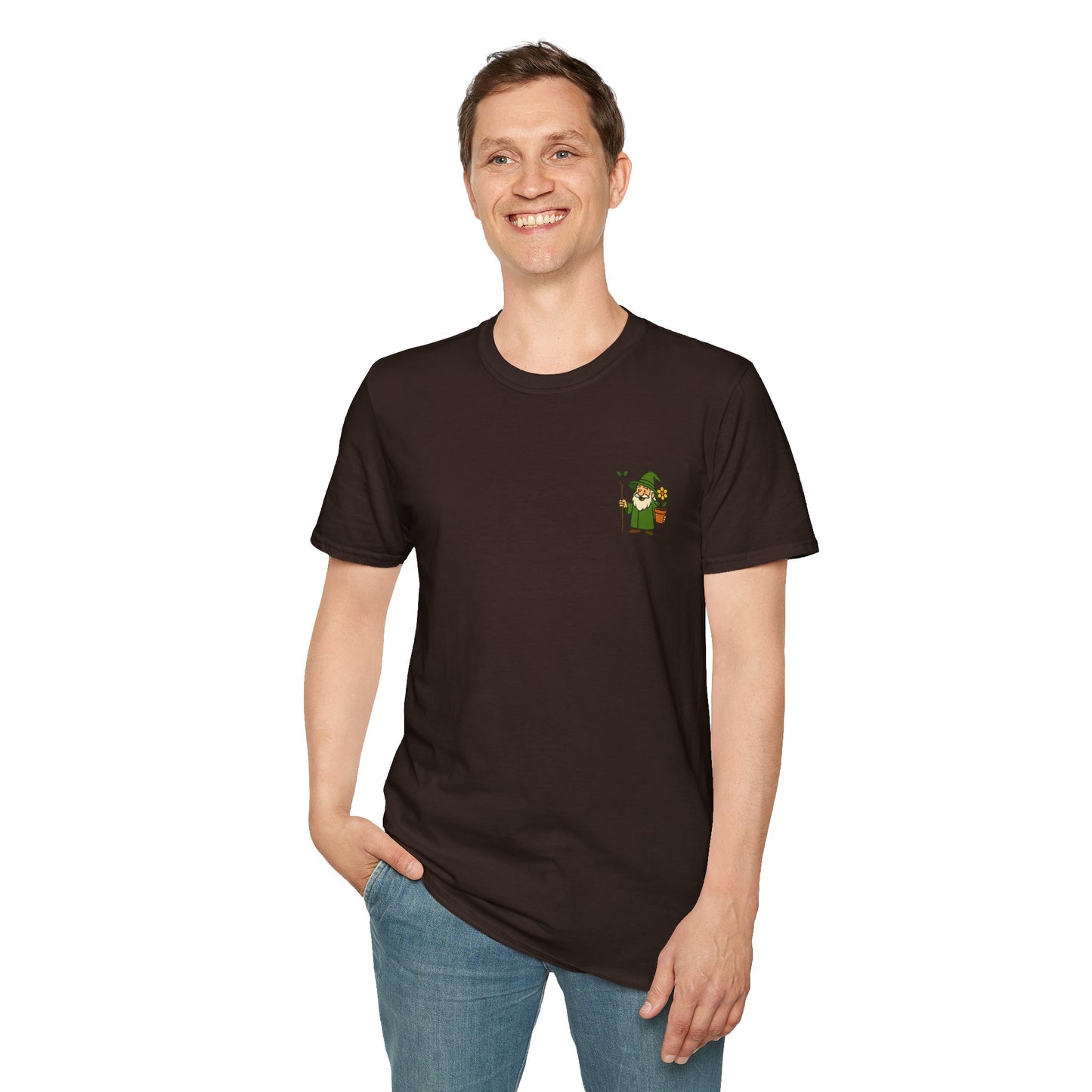 Plant Daddy Keep It Moist T-Shirt | Plant Care Humorous Graphic Tee | 2 Sided Men's T-Shirt Plant Lover