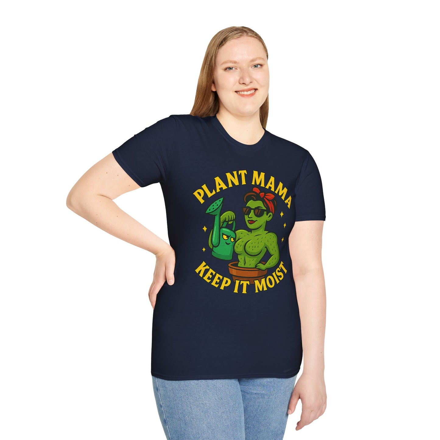 Plant Mama Keep It Moist T-Shirt | Plant Lover Graphic Tee | Women's Plant Lover T-Shirt