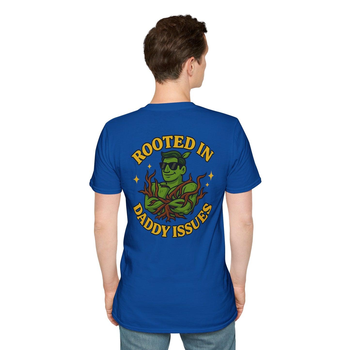 Rooted in Daddy Issues T-Shirt | Plant Monster Graphic Tee | Men's T-Shirt Plant Lover Funny 2 Sided