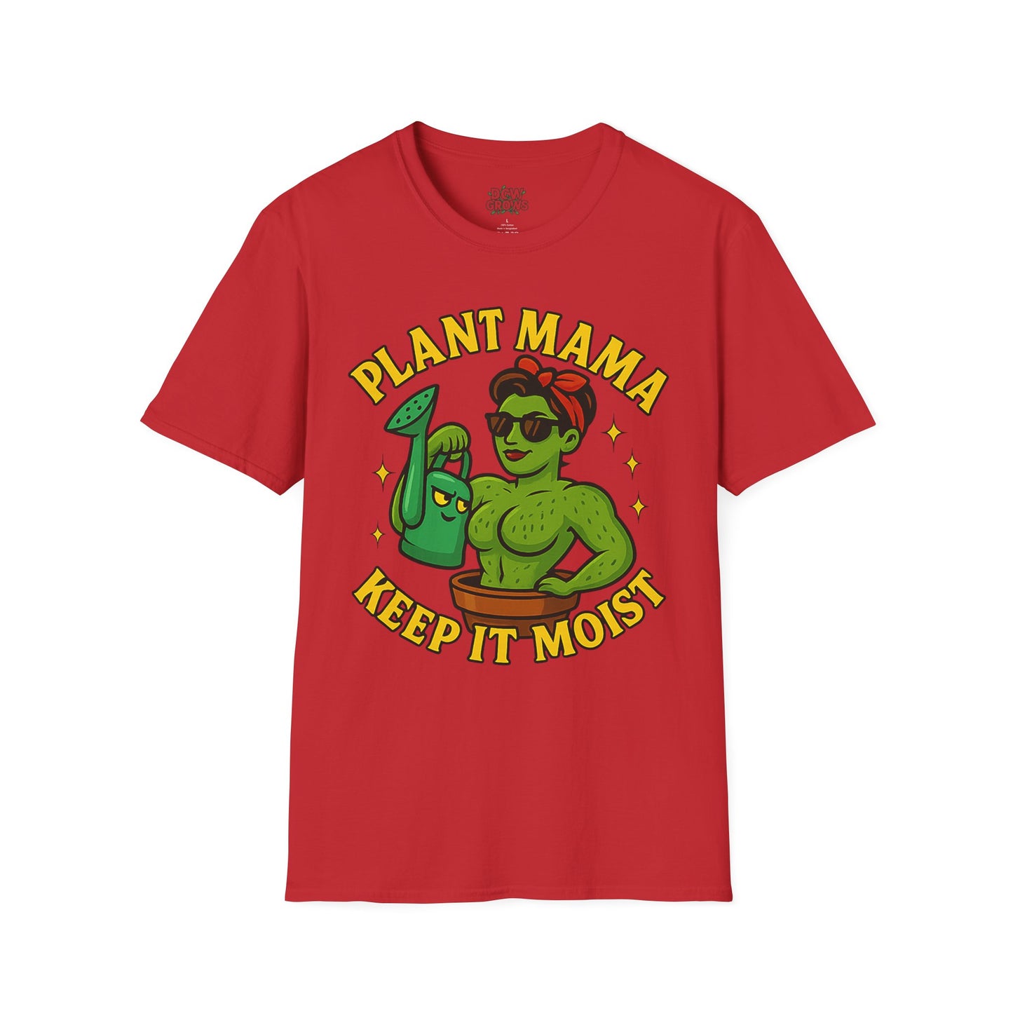 Plant Mama Keep It Moist T-Shirt | Plant Lover Graphic Tee | Women's Plant Lover T-Shirt
