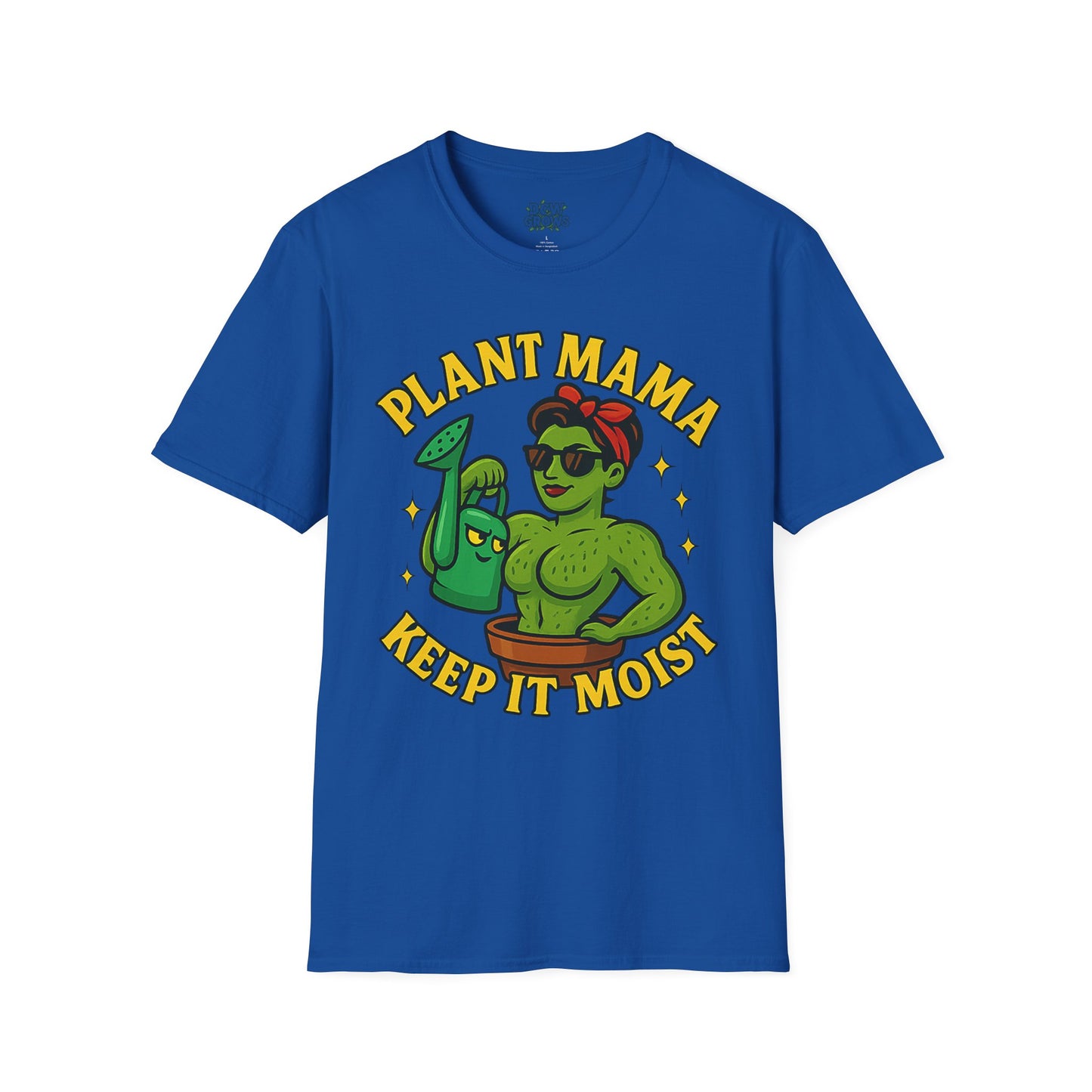 Plant Mama Keep It Moist T-Shirt | Plant Lover Graphic Tee | Women's Plant Lover T-Shirt
