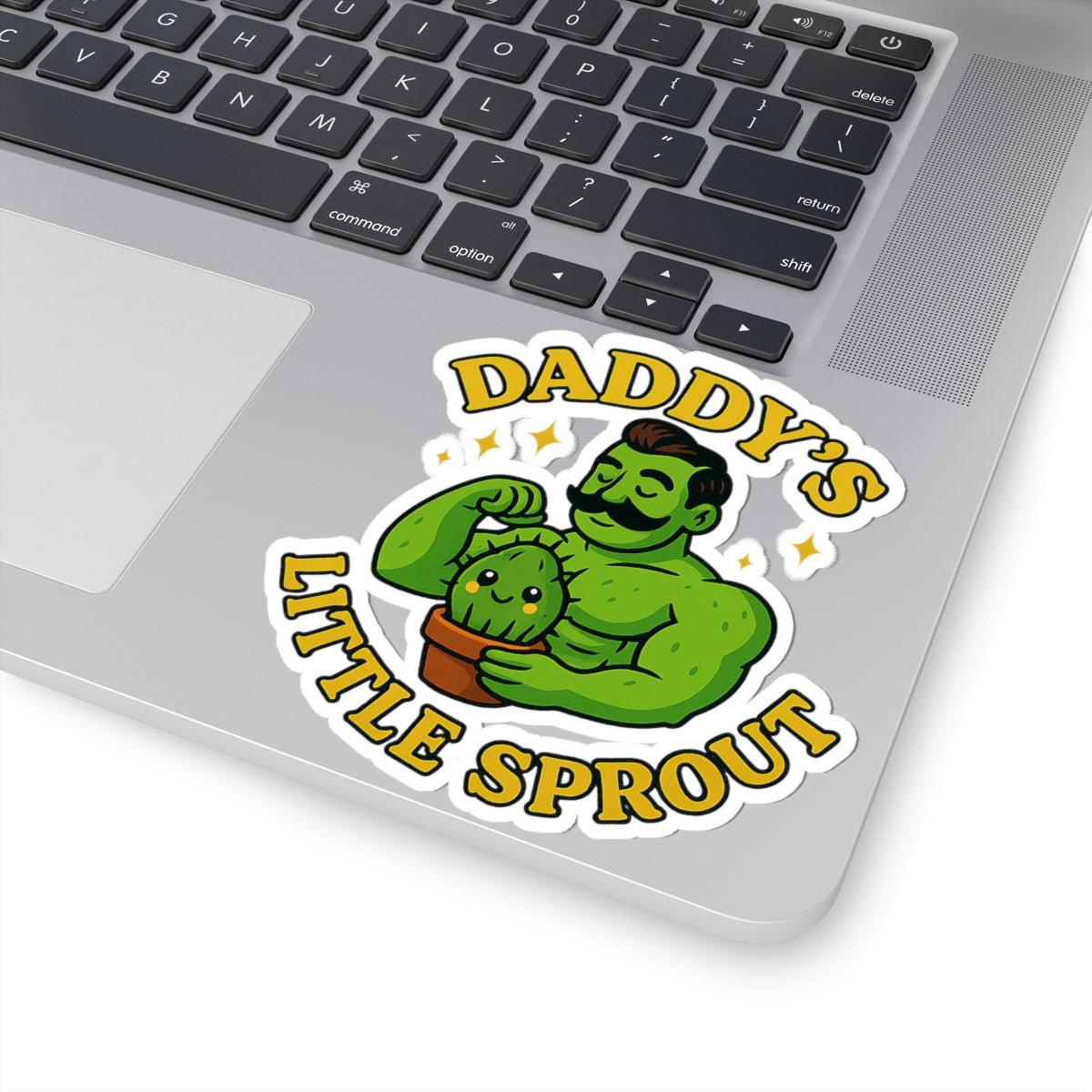 Daddy's Little Sprout Sticker | Kiss-Cut Plant Dad Vinyl | Funny Sticker for Plant Lovers