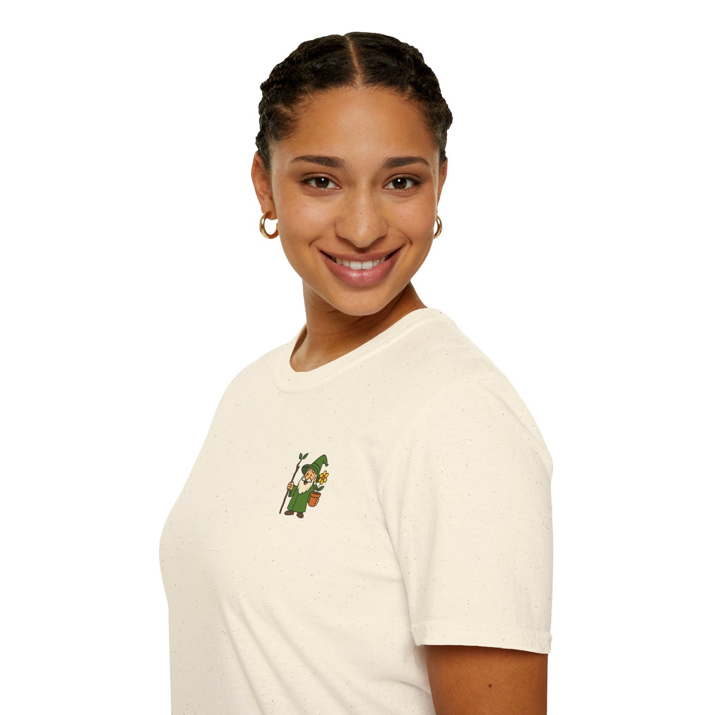 Big Pot Energy T-Shirt | Funny Plant Pot Character | 2 Sided Men's T-Shirt Plant Lover
