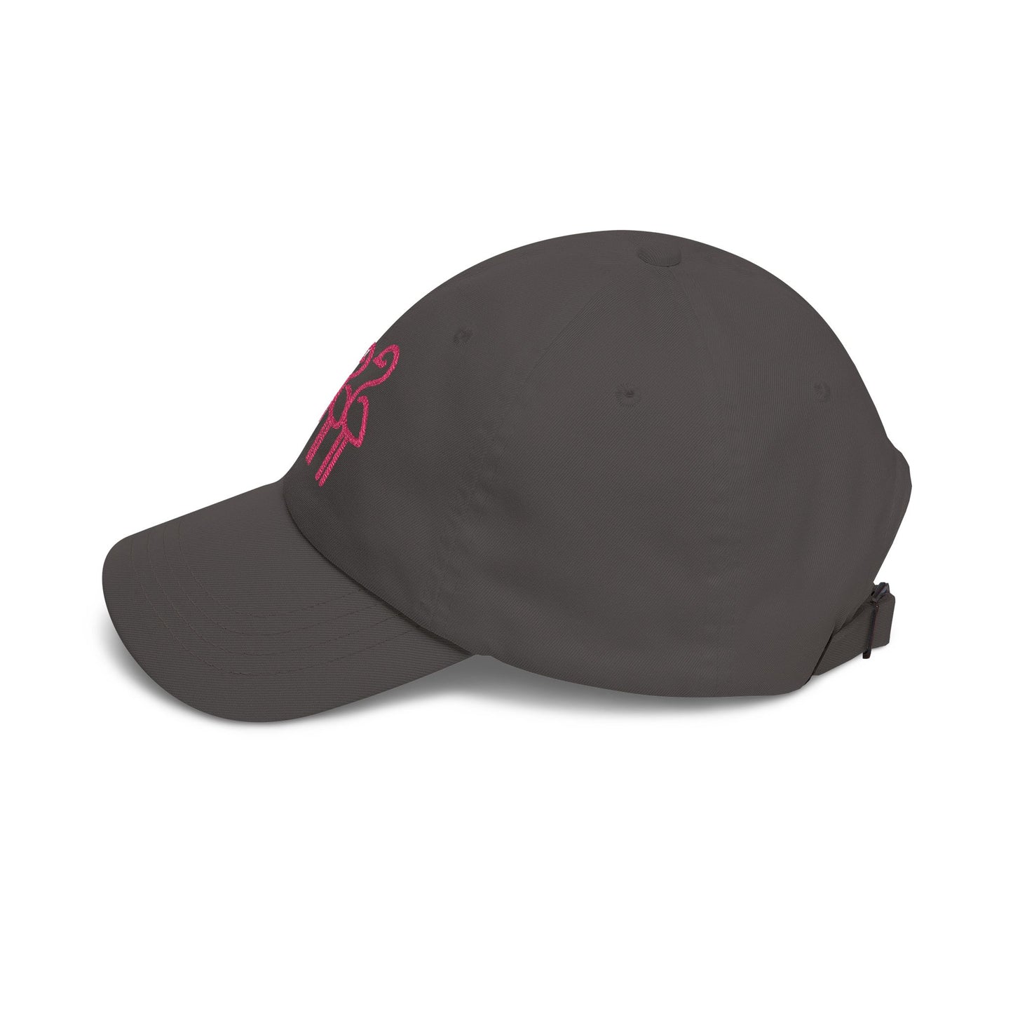 Three Pink Flamingos Dad Cap | Embroidered Flamingo Baseball Hat |Throuple Life