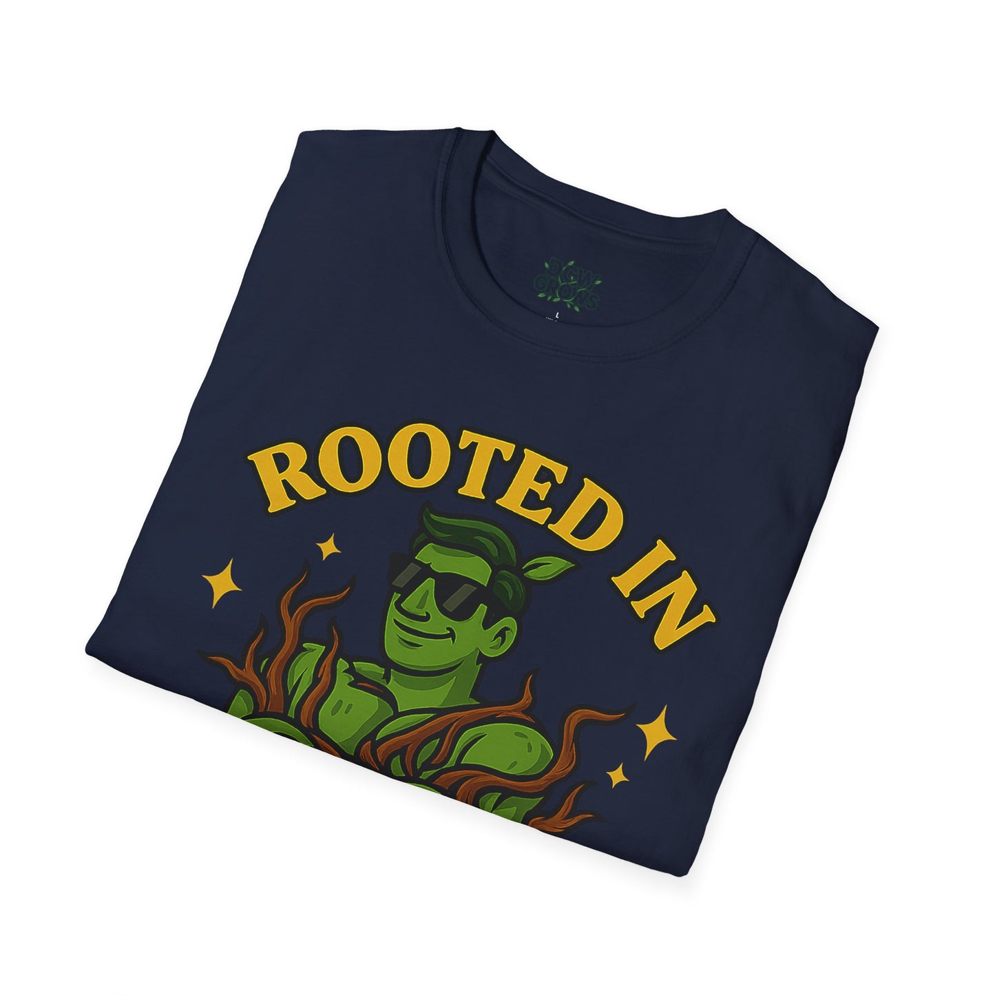 Softstyle Graphic T-Shirt | Rooted In Daddy Issues T-Shirt | Men's T-Shirt Plant Lover