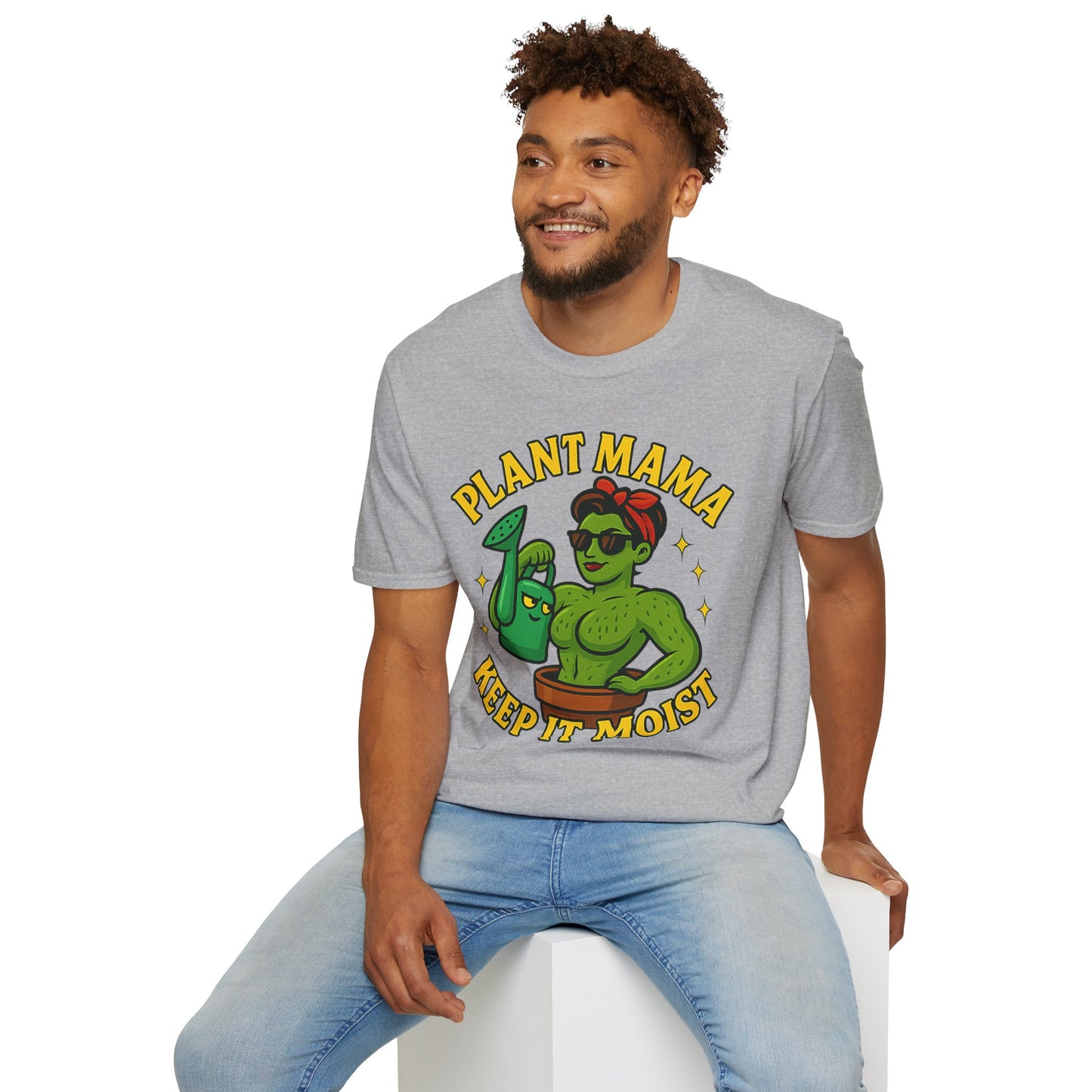 Plant Mama Keep It Moist T-Shirt | Plant Lover Graphic Tee | Women's Plant Lover T-Shirt