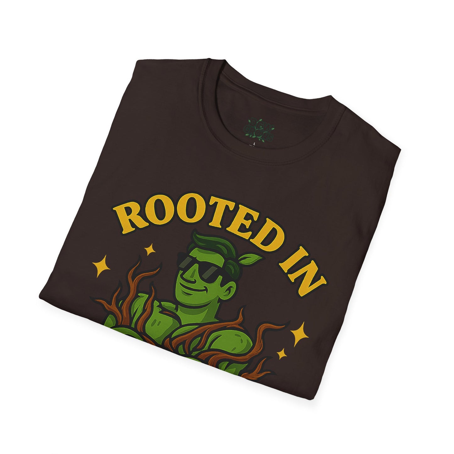 Softstyle Graphic T-Shirt | Rooted In Daddy Issues T-Shirt | Men's T-Shirt Plant Lover
