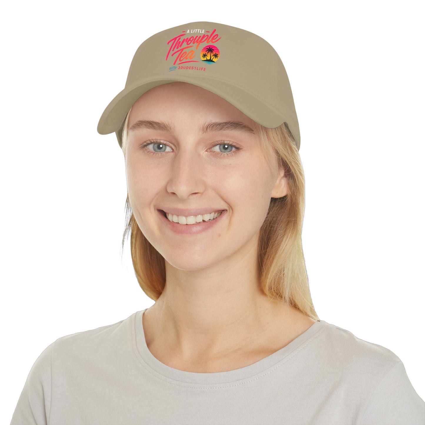 A Little Throuple Tea Low Profile Cap | Official 3Dudes1Life Podcast Merch