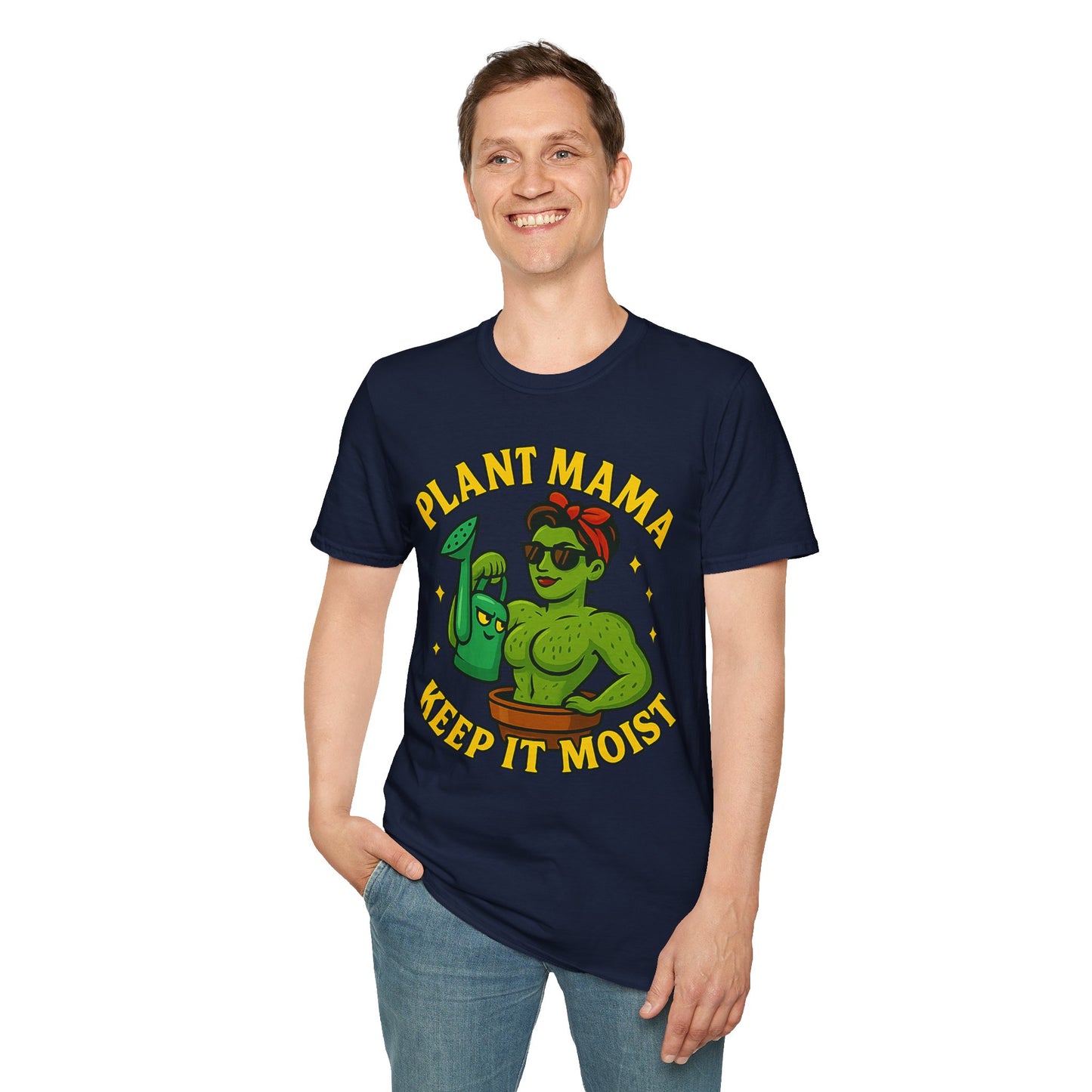 Plant Mama Keep It Moist T-Shirt | Plant Lover Graphic Tee | Women's Plant Lover T-Shirt