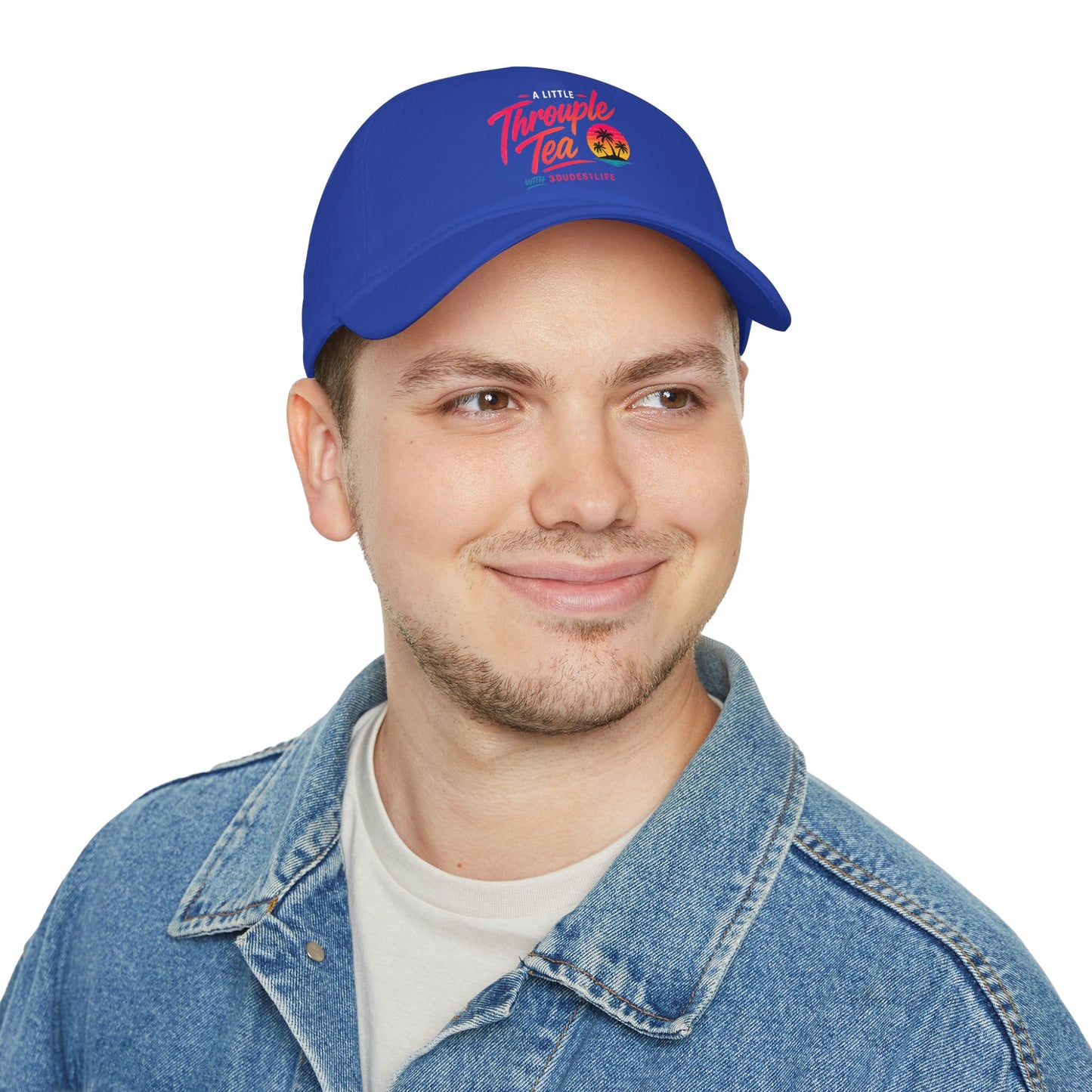 A Little Throuple Tea Low Profile Cap | Official 3Dudes1Life Podcast Merch