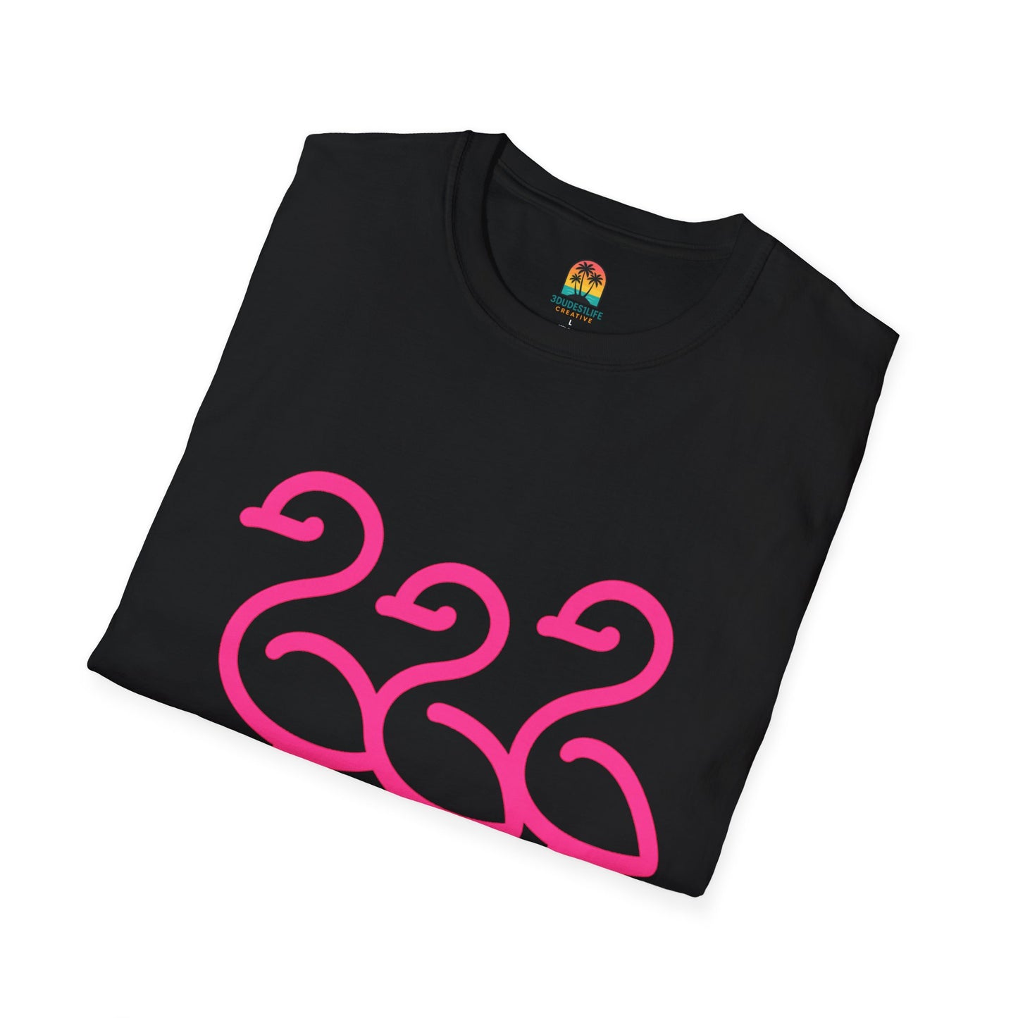 Trendy Trio Flamingo Tee | Fun Summer Shirt, Beachwear, Gift for Bird Lovers, Tropical Vibes, Casual Everyday Style