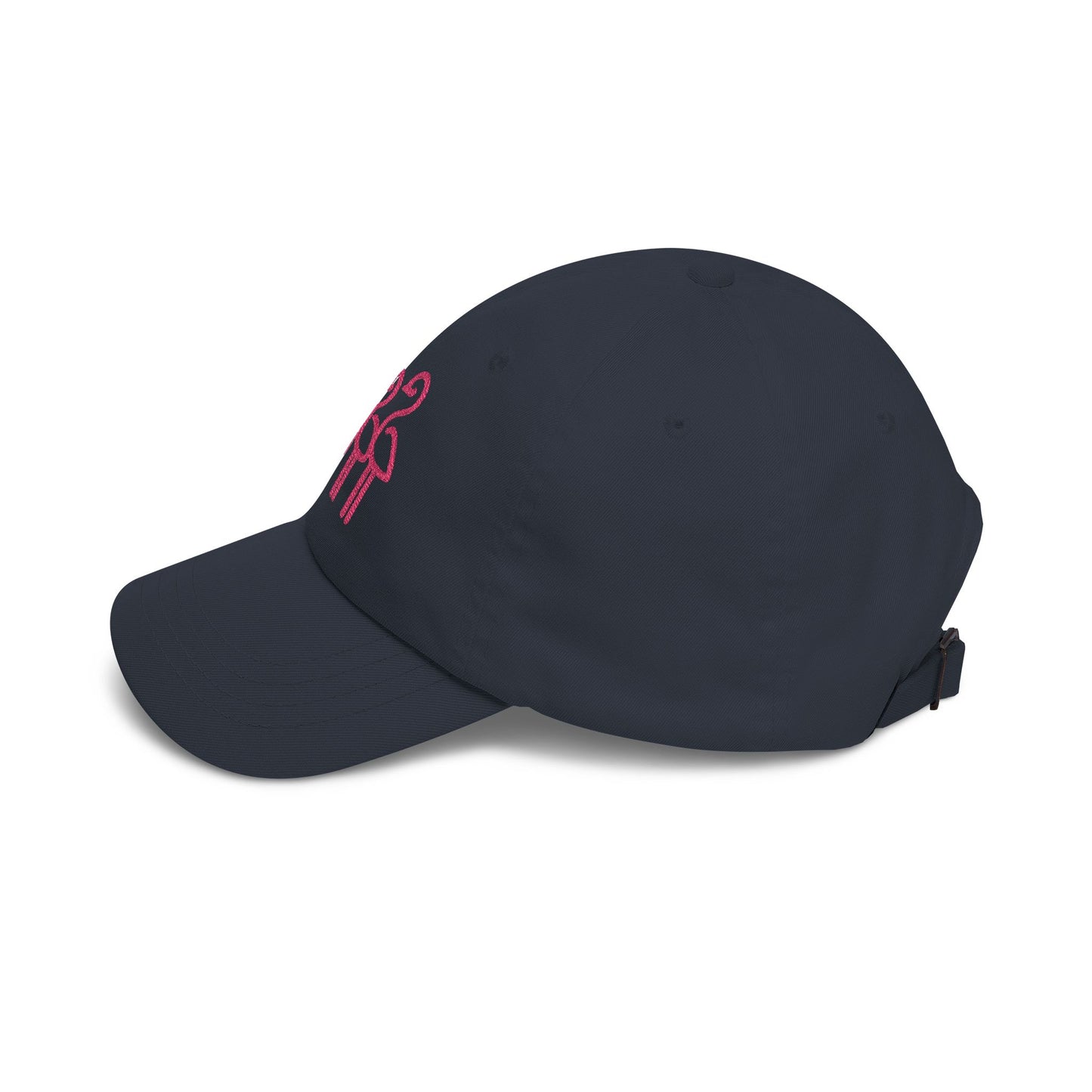 Three Pink Flamingos Dad Cap | Embroidered Flamingo Baseball Hat |Throuple Life