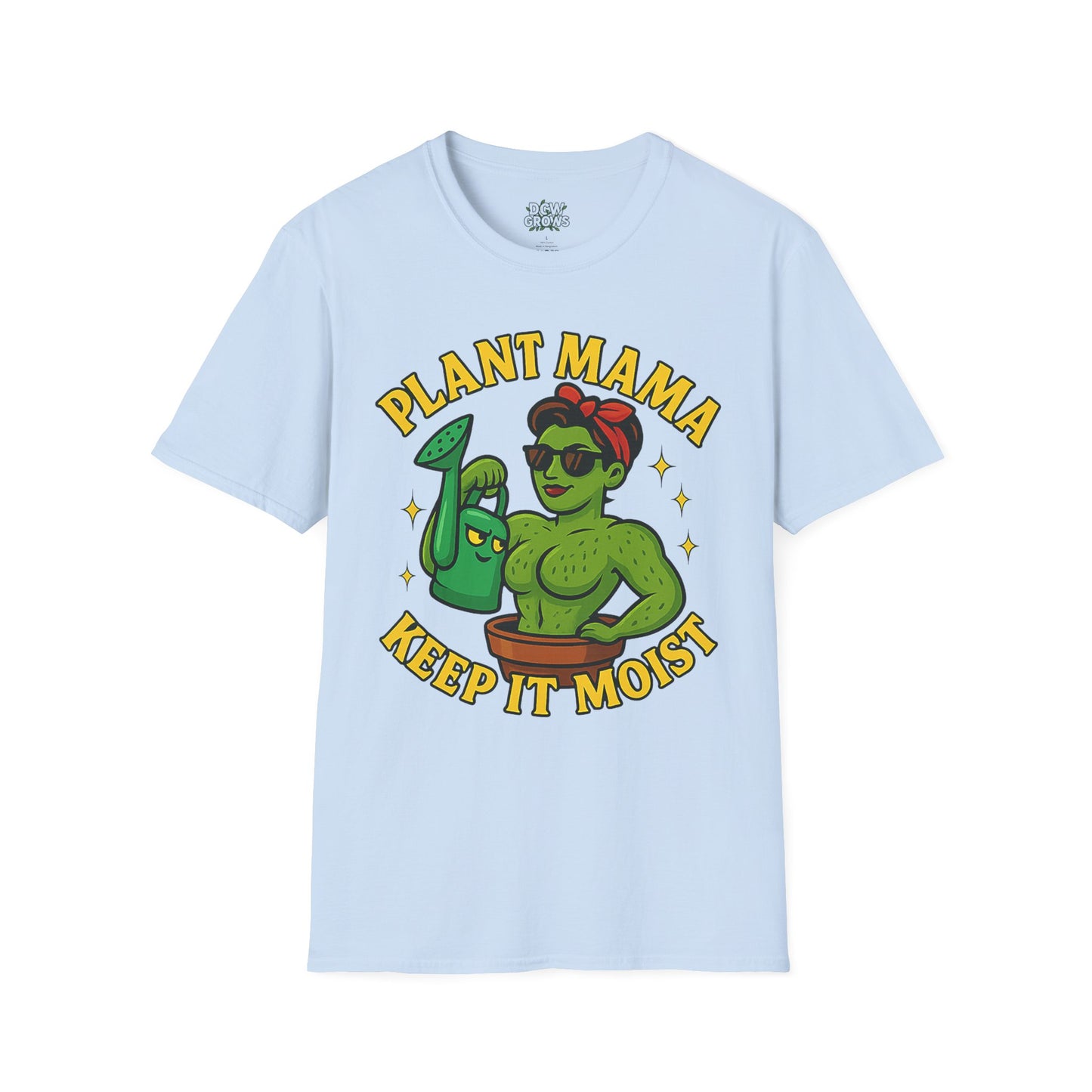Plant Mama Keep It Moist T-Shirt | Plant Lover Graphic Tee | Women's Plant Lover T-Shirt