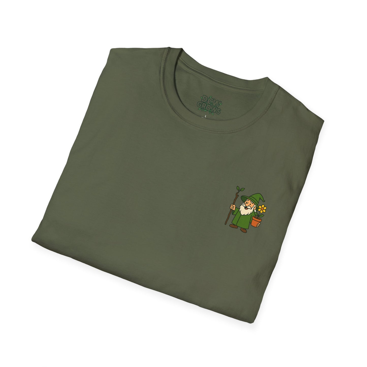Grow Big or Go Home T-Shirt | Muscular Hulk Plant Fitness Graphic | 2 Sided Men's T-Shirt Plant Lover
