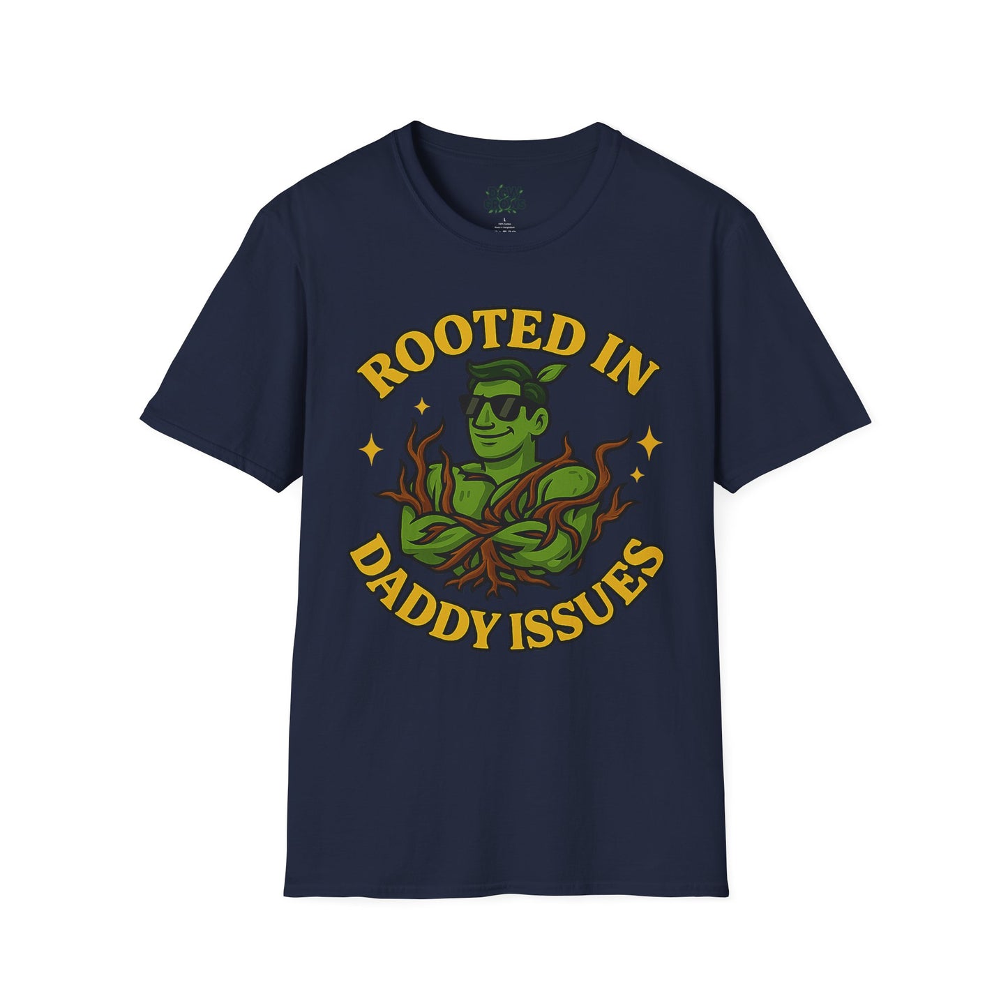 Softstyle Graphic T-Shirt | Rooted In Daddy Issues T-Shirt | Men's T-Shirt Plant Lover