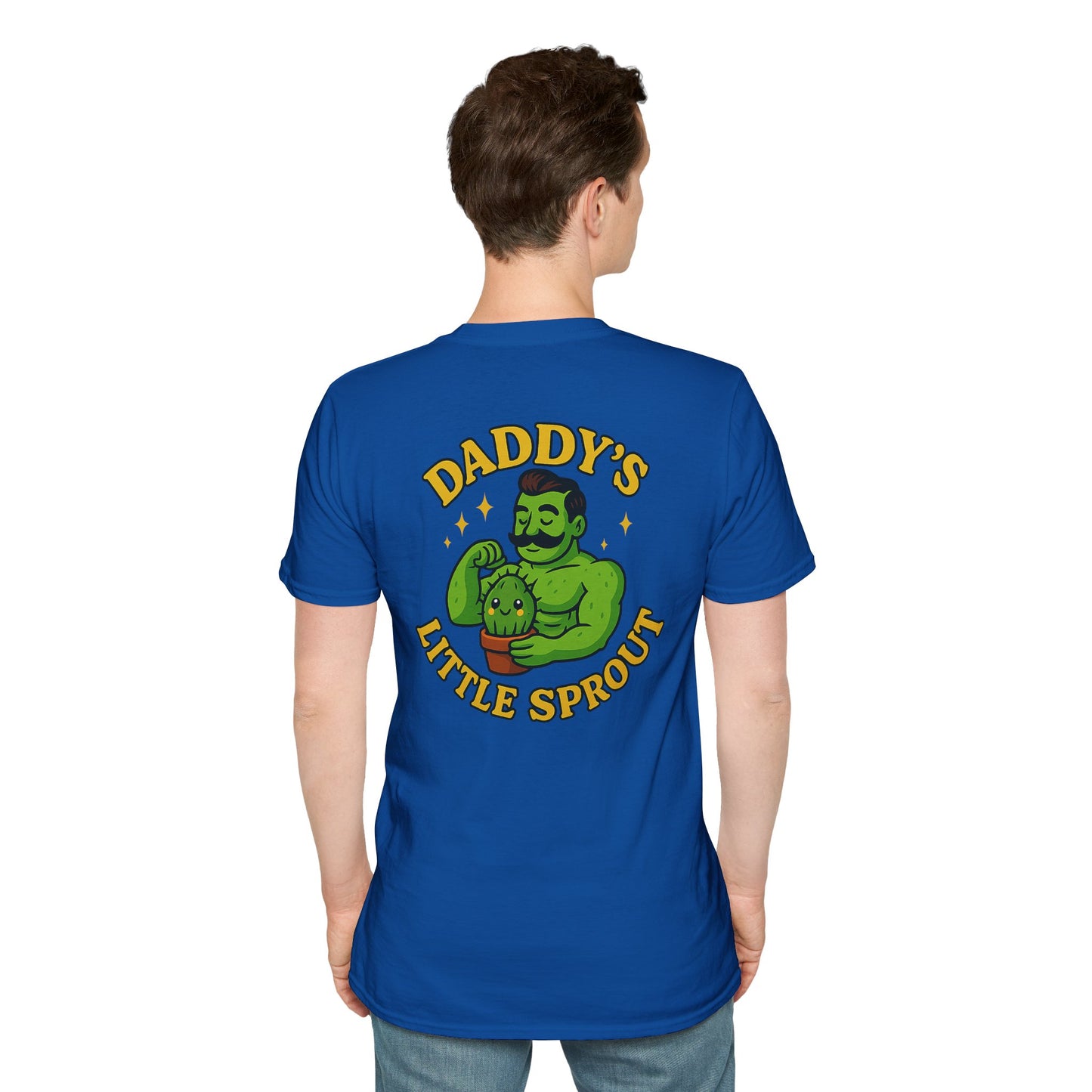 Daddy's Little Sprout T-Shirt | Plant Dad Graphic Tee | 2 Sided Men's T-Shirt Plant Lover