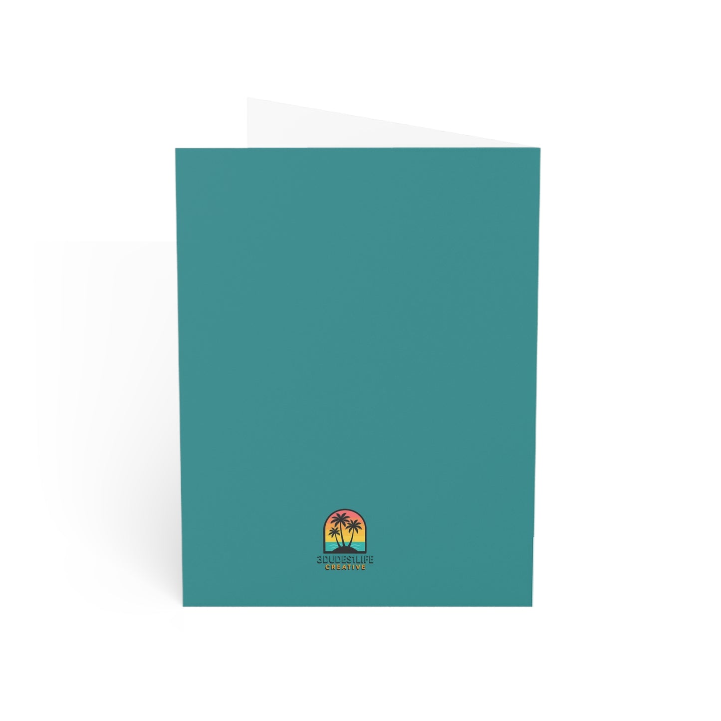 Holiday Magic Comes in Threes Greeting Cards | Penguins Holiday Card Blank Inside | Throuple Card