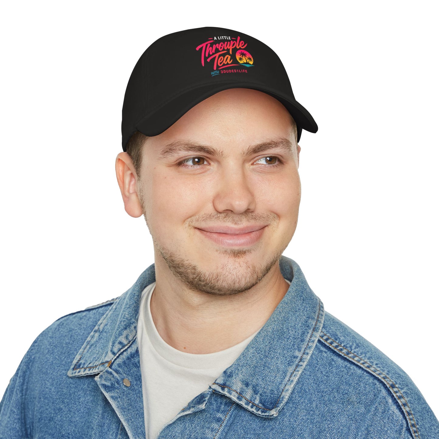 A Little Throuple Tea Low Profile Cap | Official 3Dudes1Life Podcast Merch