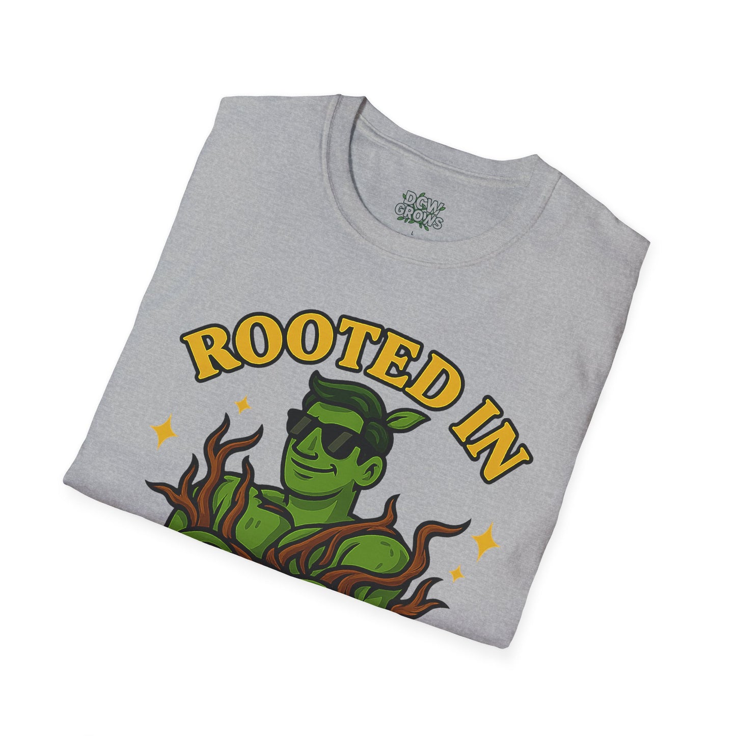 Softstyle Graphic T-Shirt | Rooted In Daddy Issues T-Shirt | Men's T-Shirt Plant Lover
