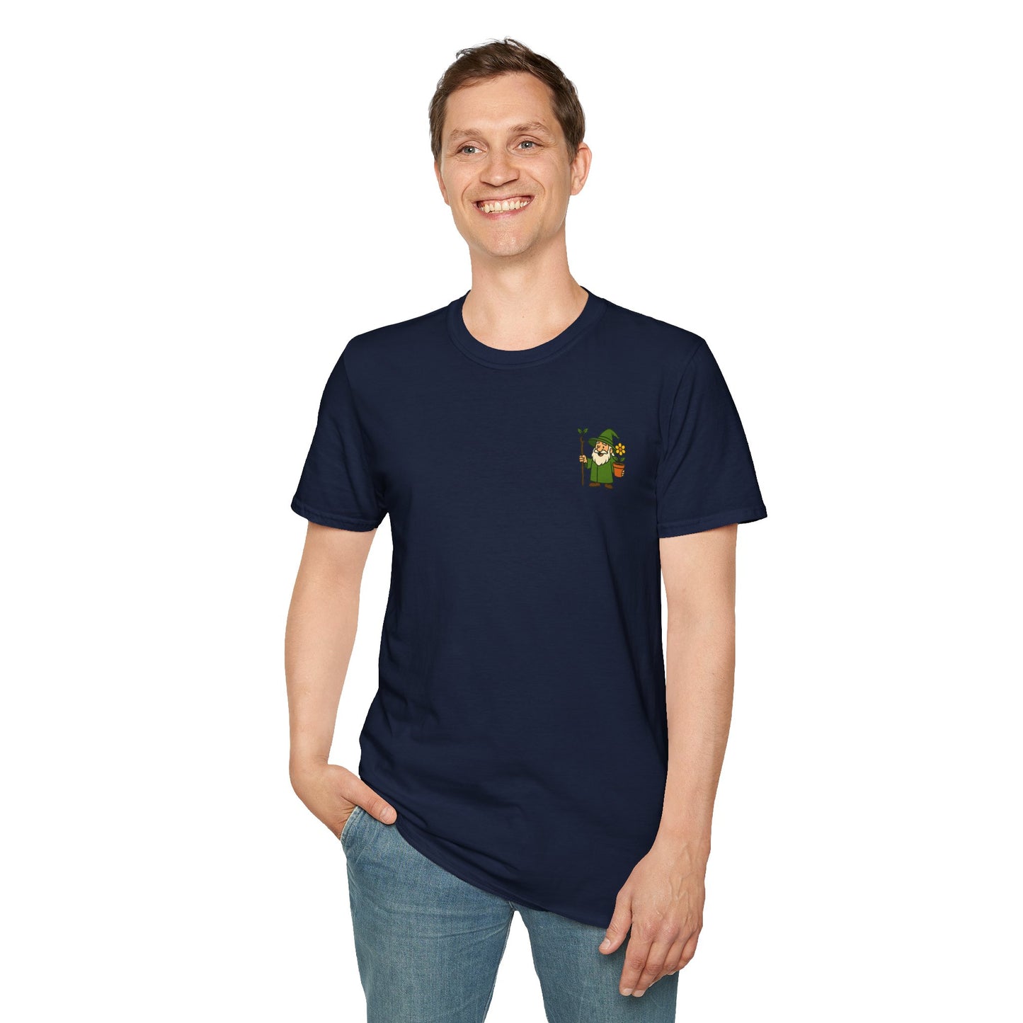 Grow Big or Go Home T-Shirt | Muscular Hulk Plant Fitness Graphic | 2 Sided Men's T-Shirt Plant Lover