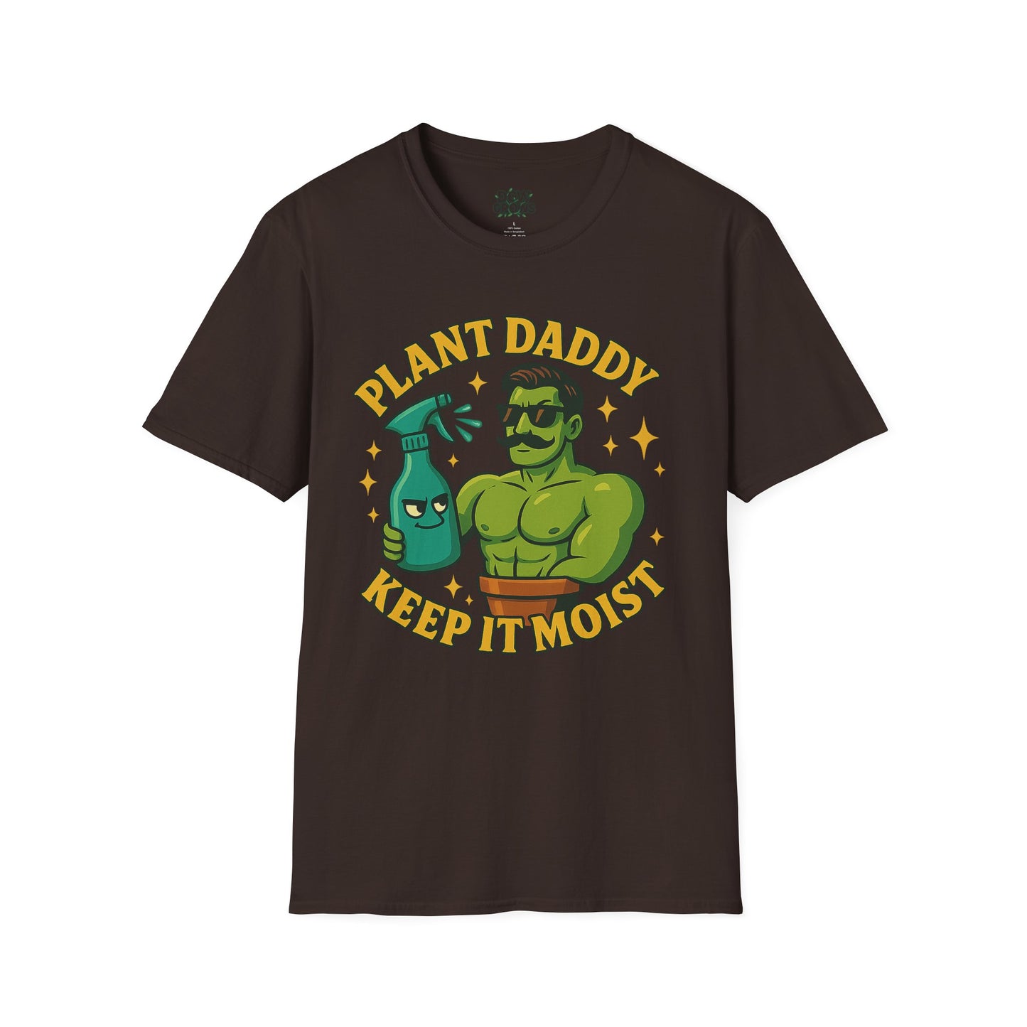 Plant Daddy Keep It Moist T-Shirt | Plant Lover Graphic Tee | Men's T-Shirt Plant Lover