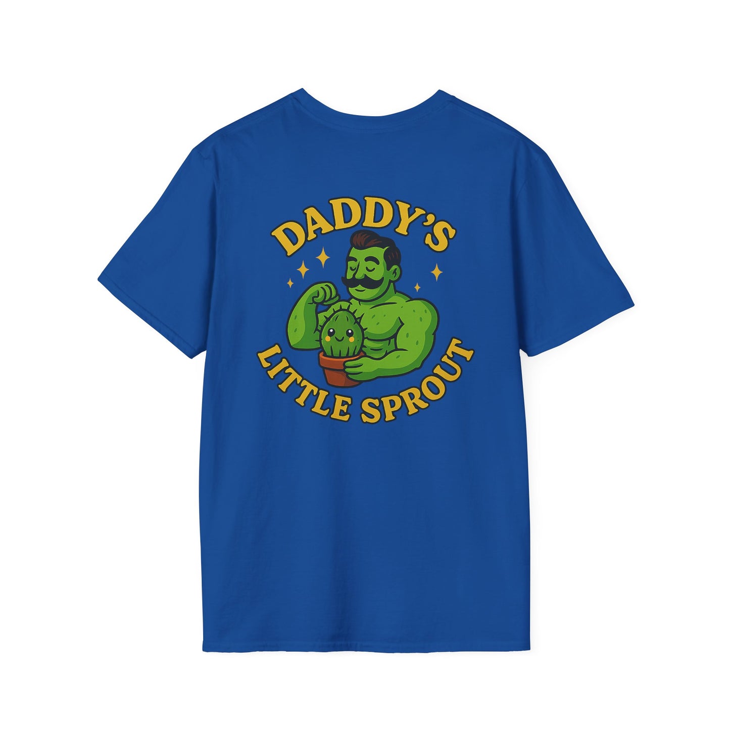 Daddy's Little Sprout T-Shirt | Plant Dad Graphic Tee | 2 Sided Men's T-Shirt Plant Lover