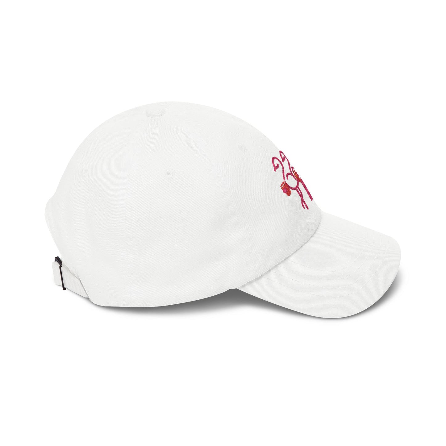 Three Pink Flamingos Dad Cap | Embroidered Baseball Hat | Red Cup Throuple Life