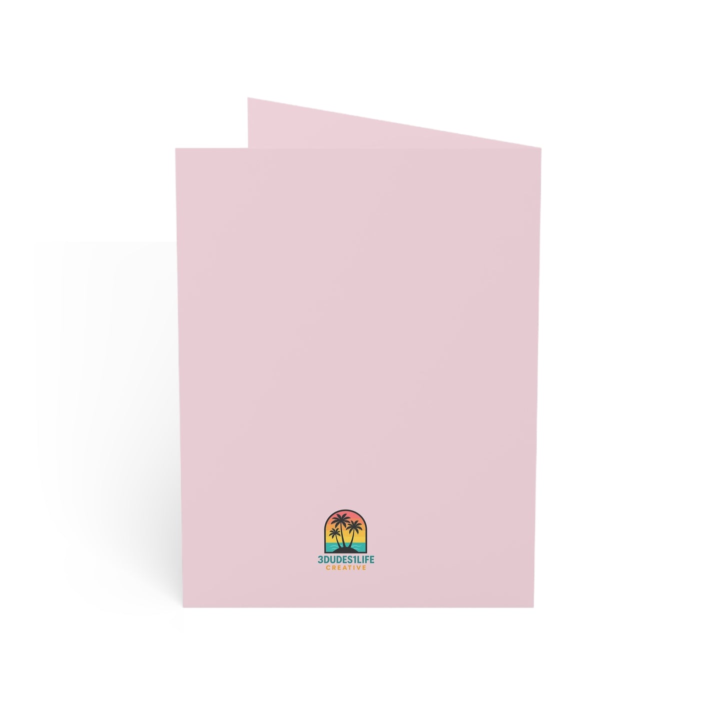 Roses are red poem Greeting Card | Pink card with hearts | Throuple Valentine's Day Card