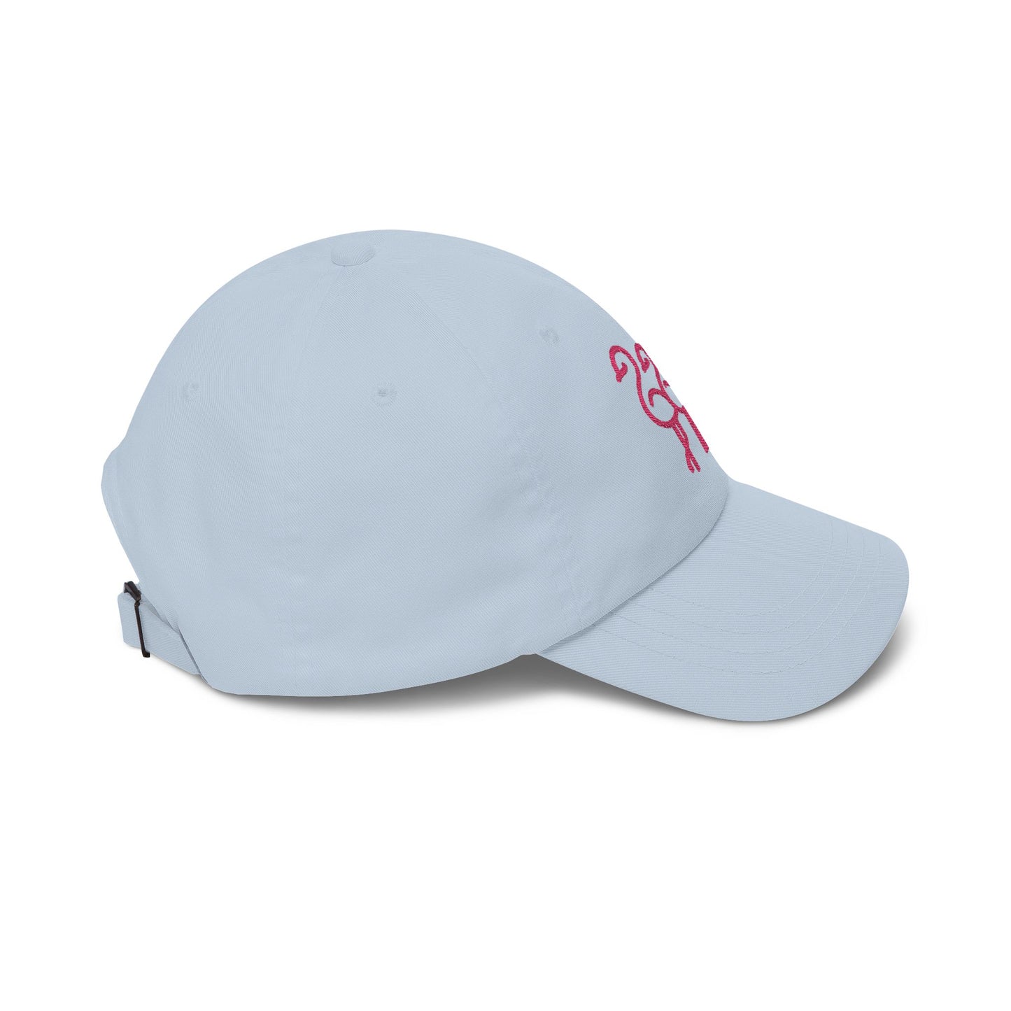 Three Pink Flamingos Dad Cap | Embroidered Flamingo Baseball Hat |Throuple Life
