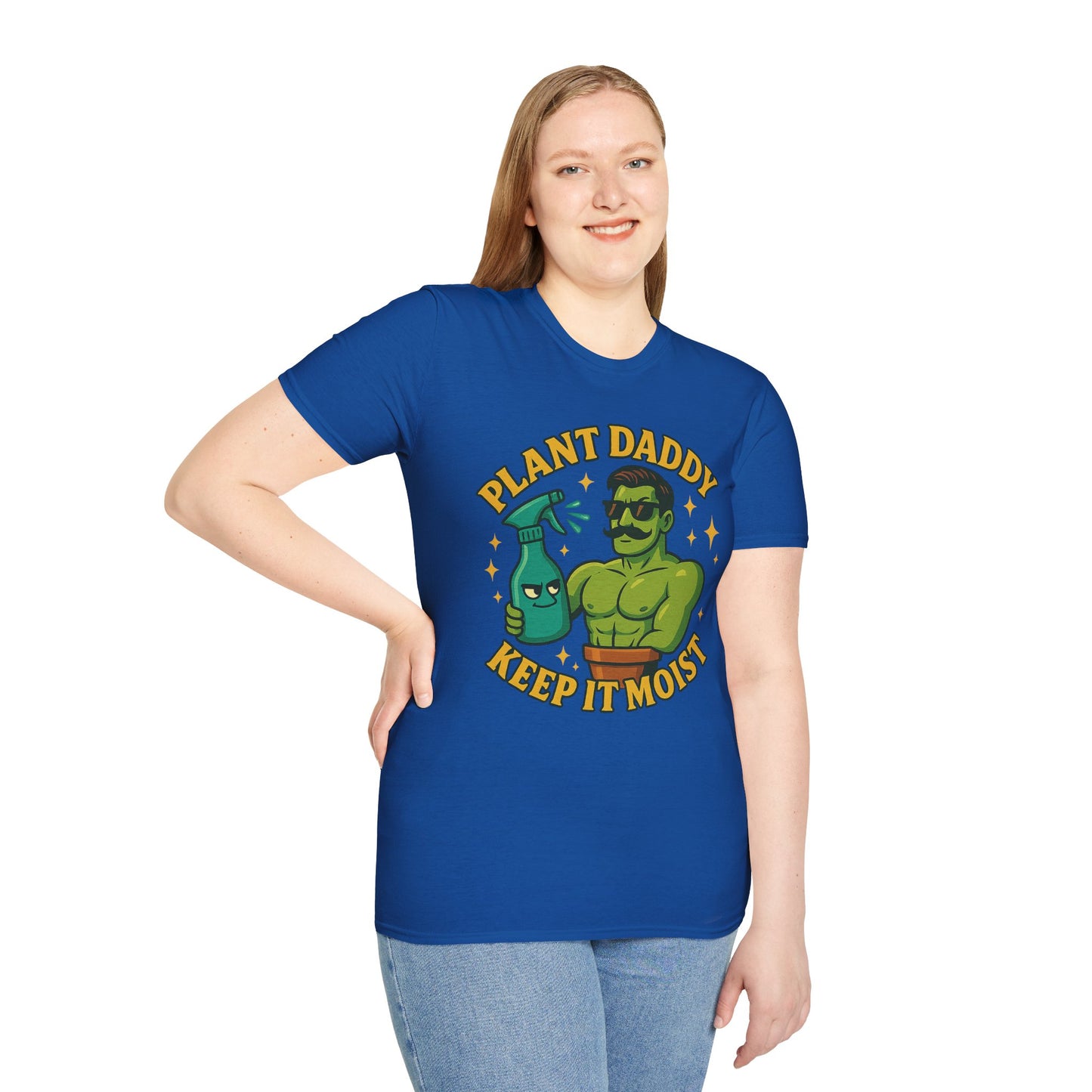 Plant Daddy Keep It Moist T-Shirt | Plant Lover Graphic Tee | Men's T-Shirt Plant Lover