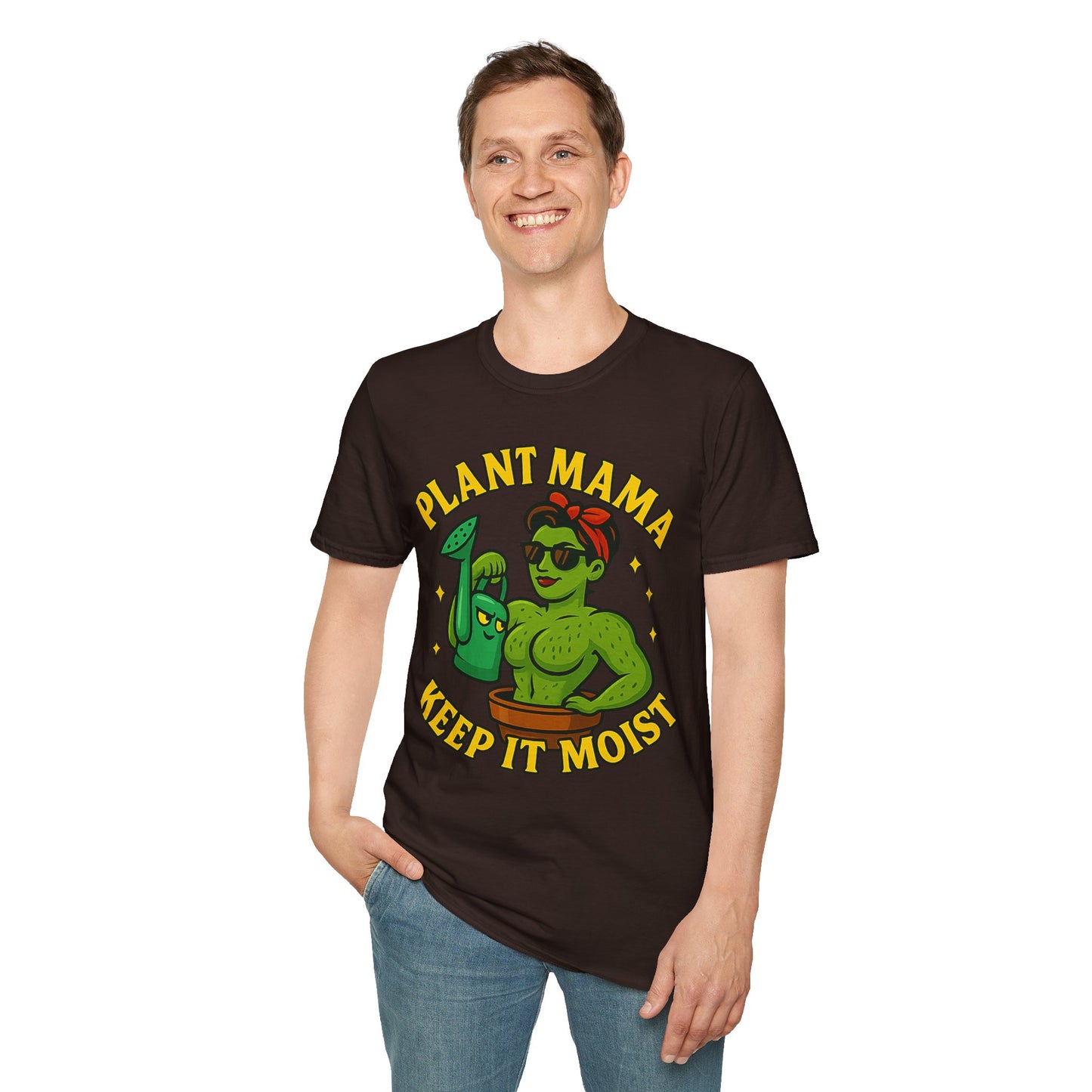 Plant Mama Keep It Moist T-Shirt | Plant Lover Graphic Tee | Women's Plant Lover T-Shirt